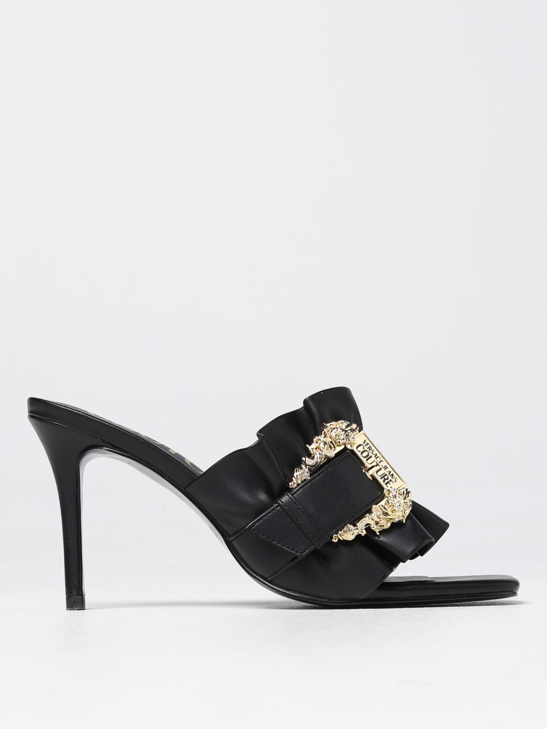 Versace Jeans Couture Heeled Sandals  Woman Color Black 1