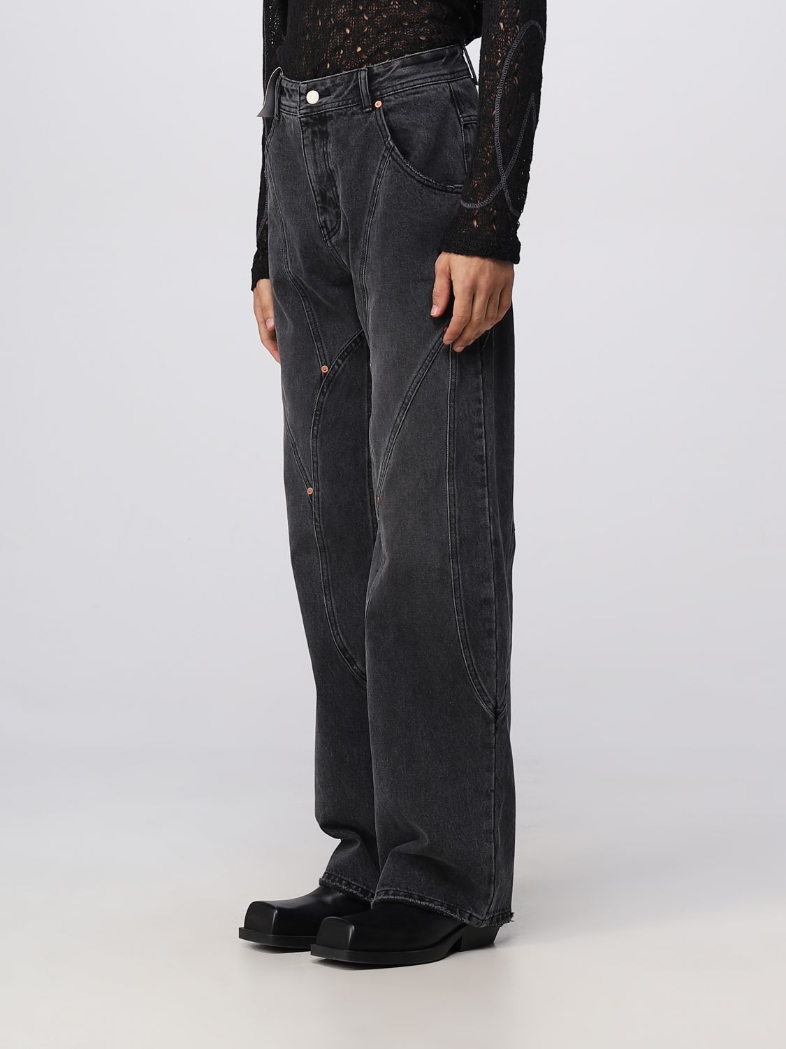 ANDERSSON BELL: jeans for man - Black | Andersson Bell jeans APA609M ...