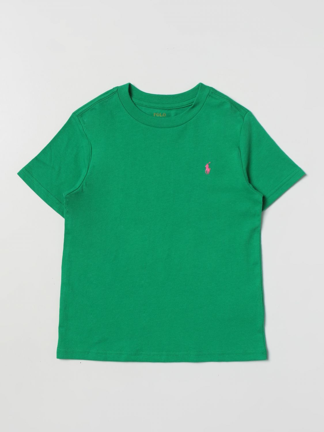 POLO RALPH LAUREN: t-shirt for boys - Green | Polo Ralph Lauren t-shirt 322832904 GIGLIO.COM