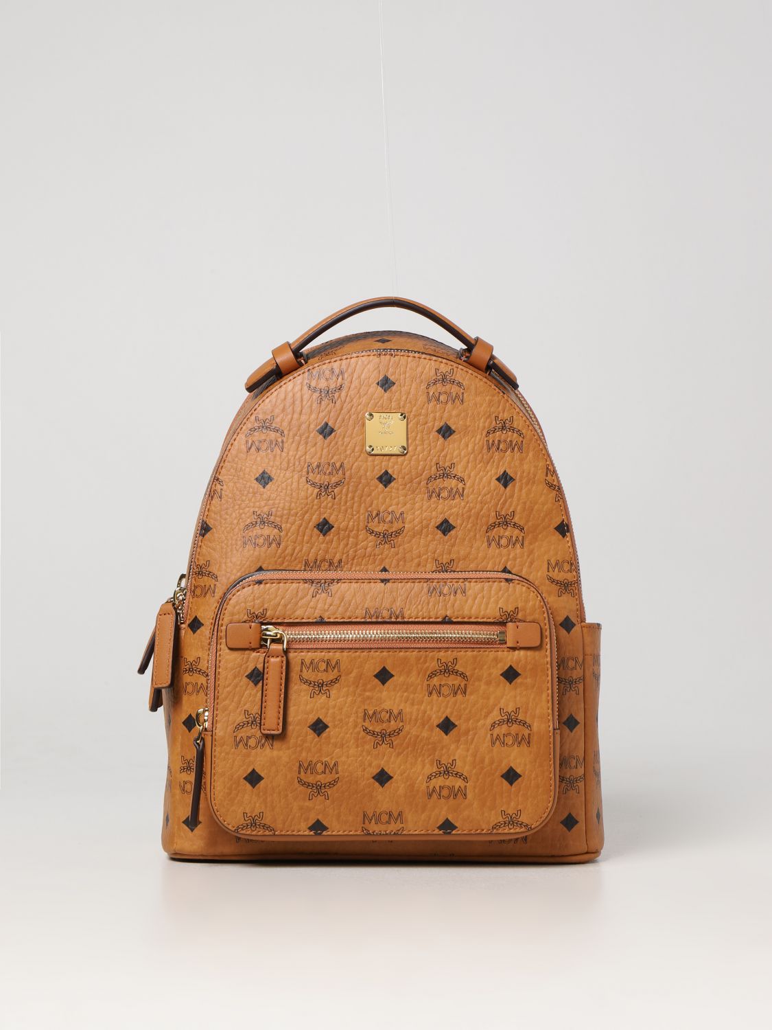 MCM: backpack for man - Copper Red | Mcm backpack MMKAAVE08 online on