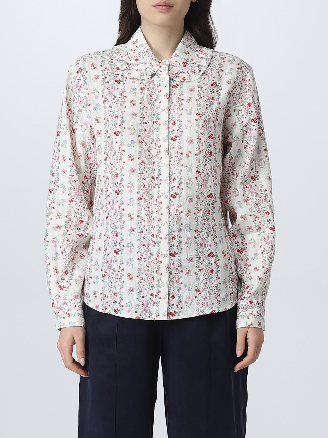 See By Chloé Shirt In Linen In Multicolor