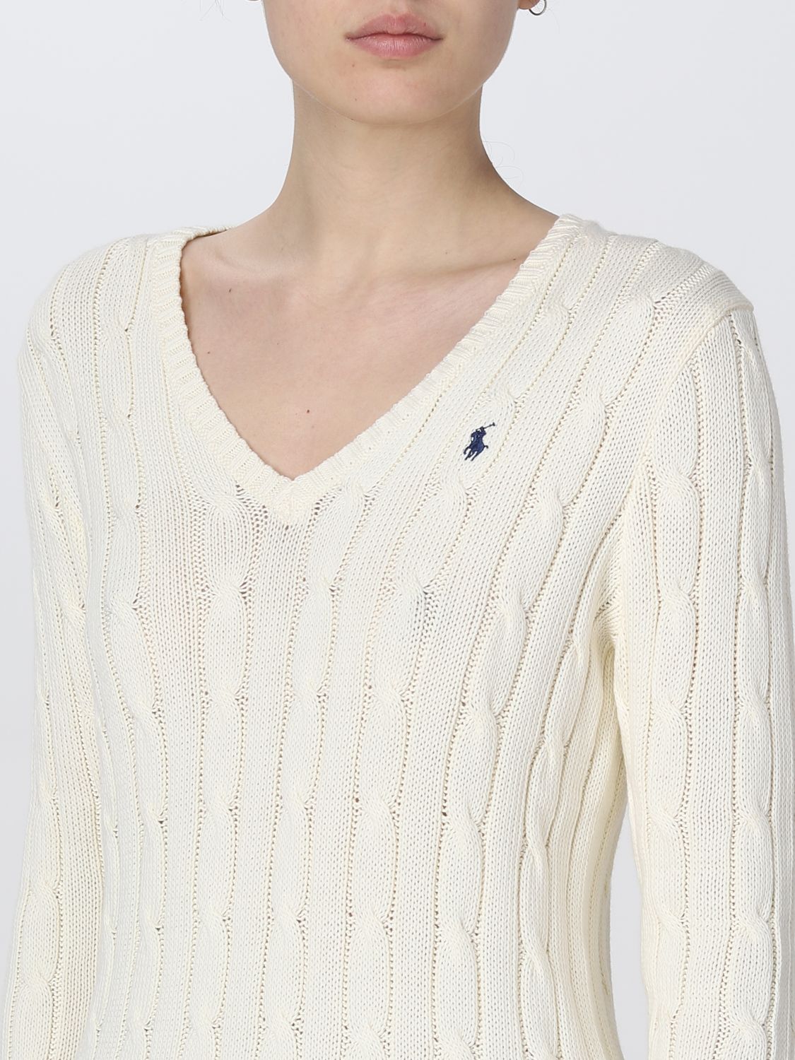 POLO RALPH LAUREN: sweater for Yellow Cream | Polo Ralph Lauren sweater 211891641 online on GIGLIO.COM