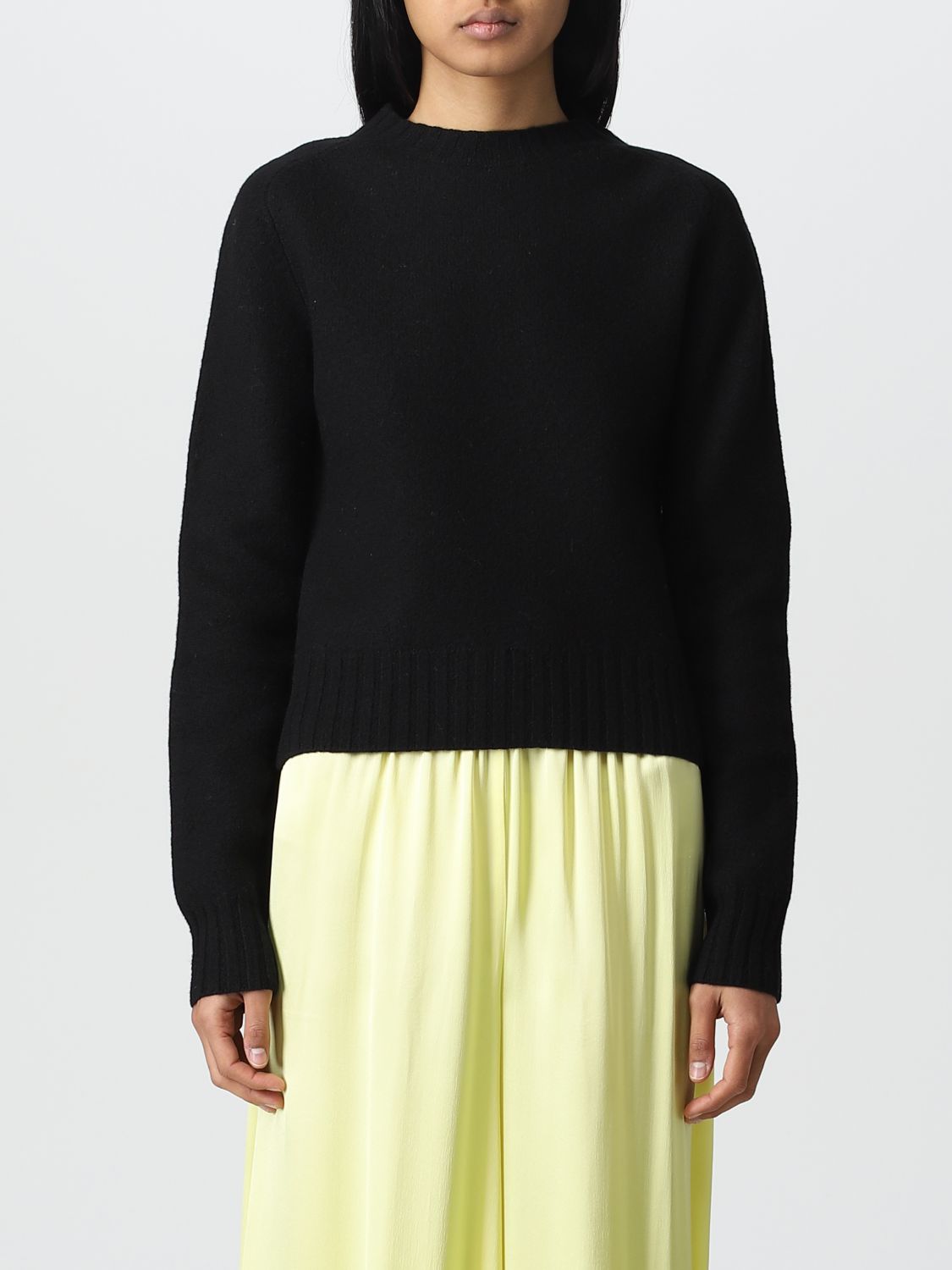 JIL SANDER: sweater for woman - Black | Jil Sander sweater ...
