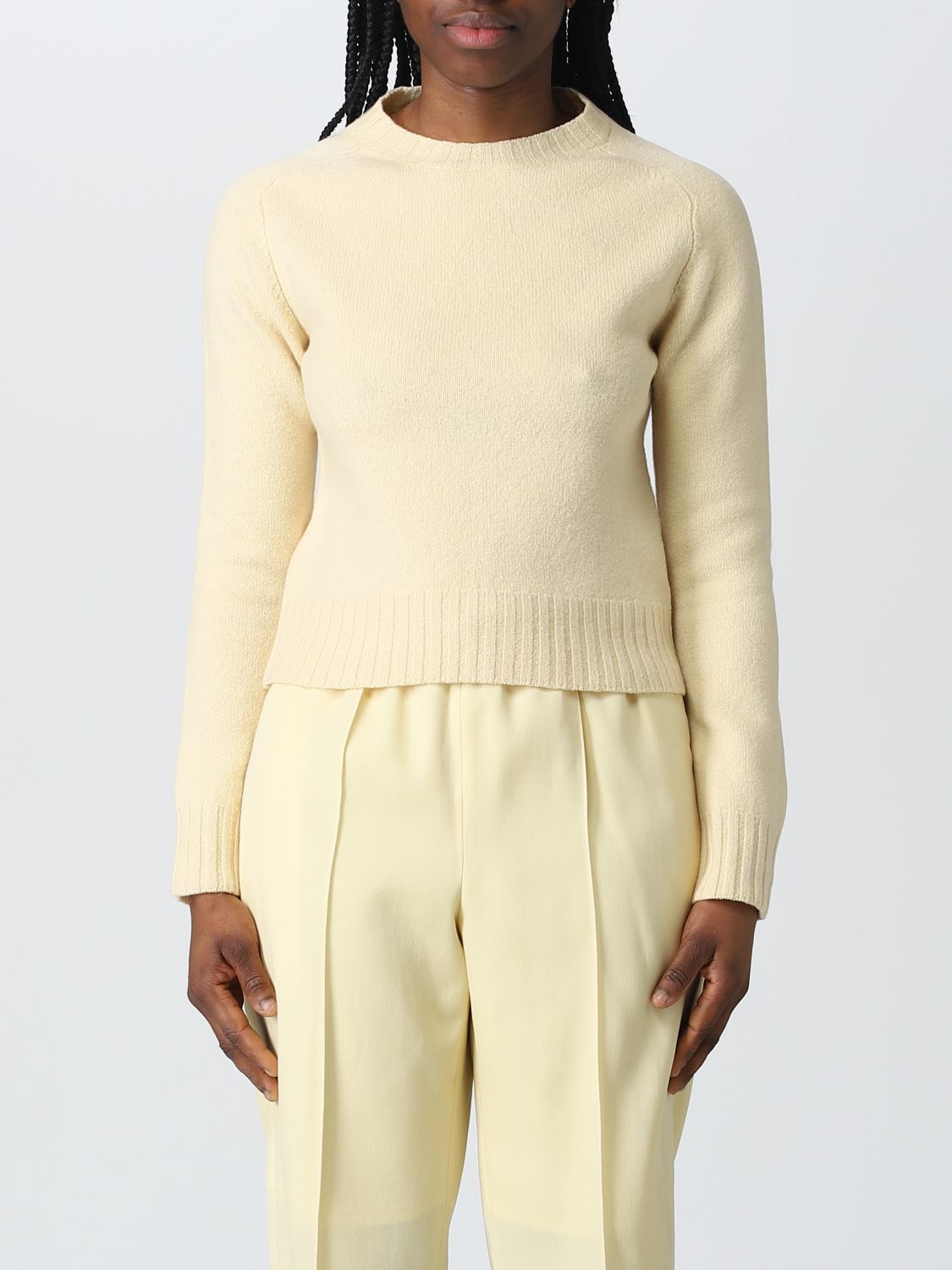 JIL SANDER: sweater for woman - Cream | Jil Sander sweater ...