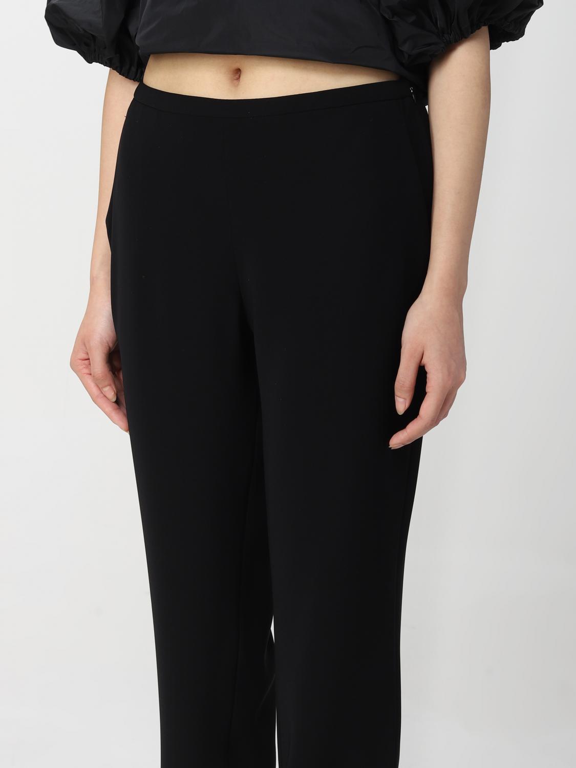 EMPORIO ARMANI: pants for woman - Black | Emporio Armani pants D4NP1U2NWAZ  online on 