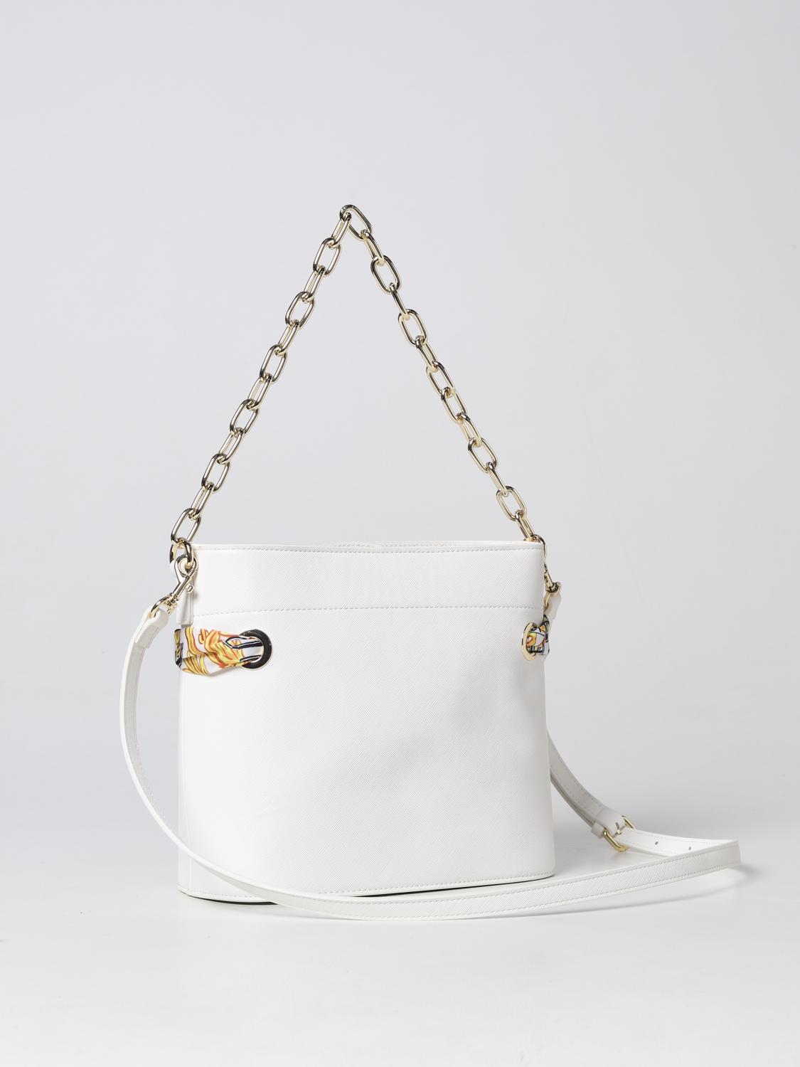 VERSACE JEANS COUTURE crossbody bags for woman White Versace Jeans