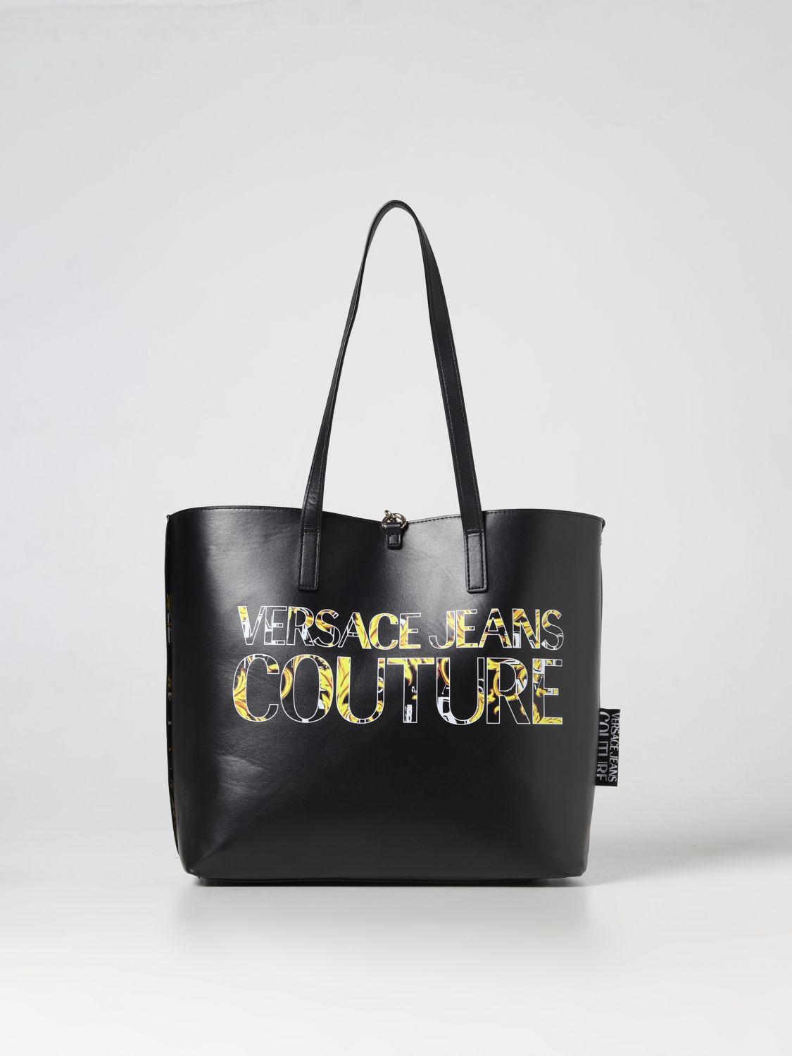 Borse tote Versace Jeans Couture: Borsa Versace Jeans Couture in pelle sintetica saffiano nero 1 4