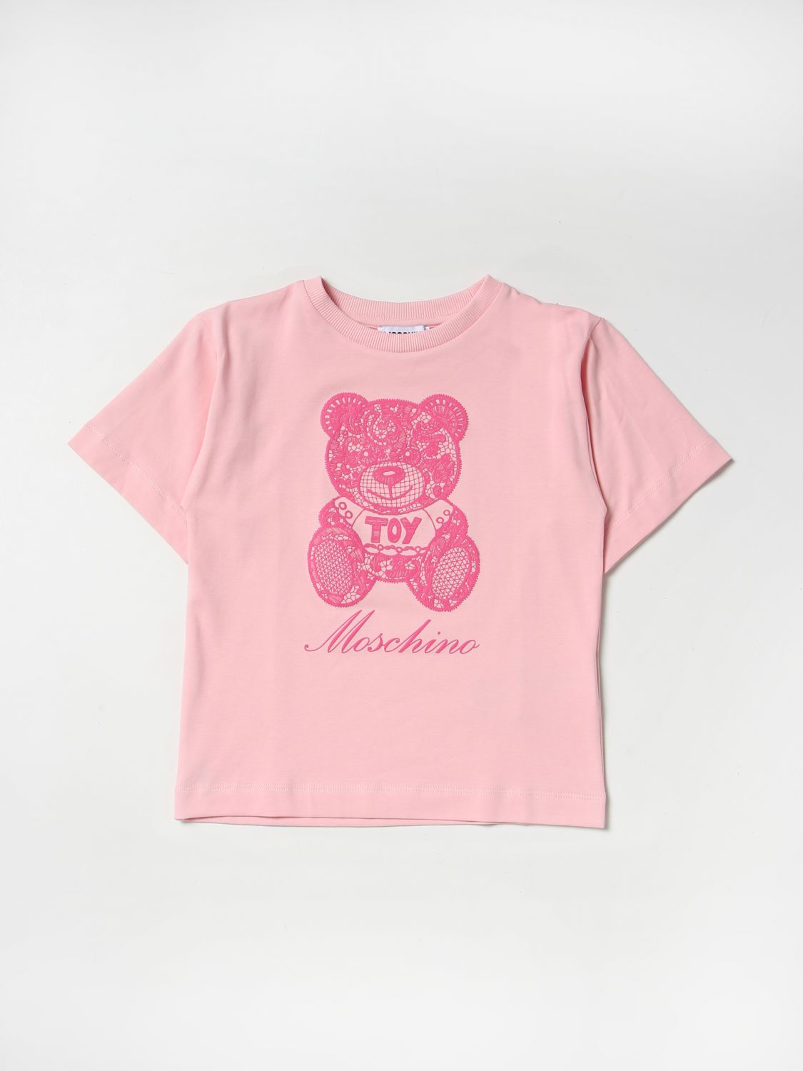 MOSCHINO KID: t-shirt for boys - Pink | Moschino Kid t-shirt ...
