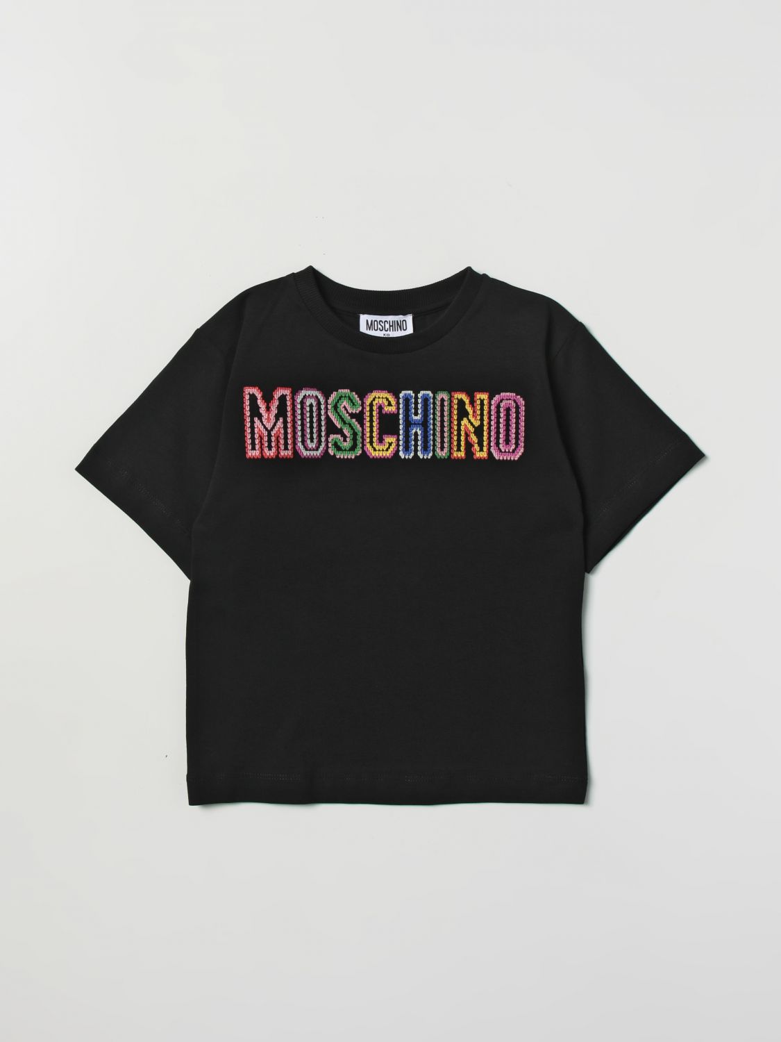 MOSCHINO KID: t-shirt for boys - Black | Moschino Kid t-shirt ...