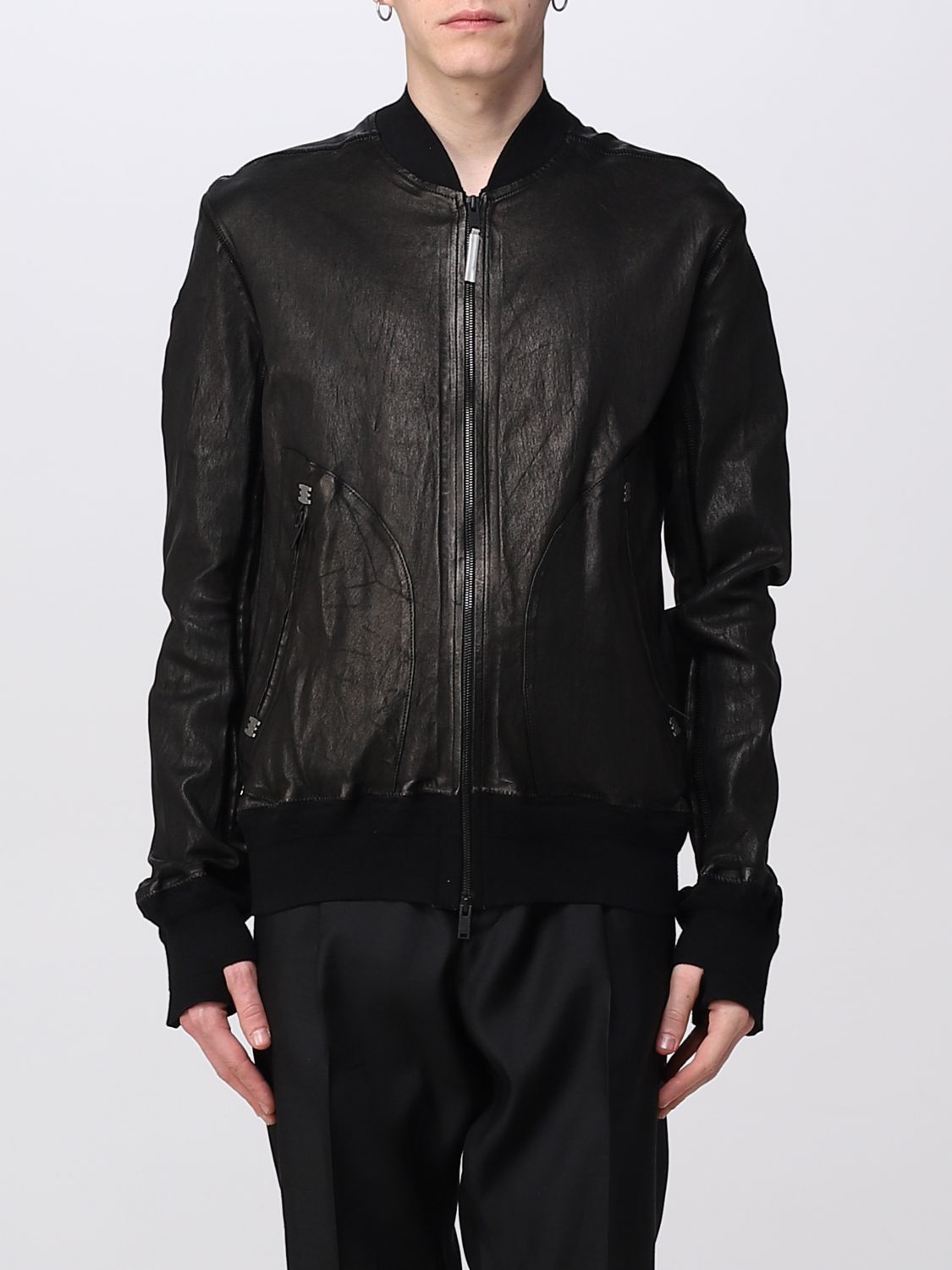 ISAAC SELLAM: jacket for man - Black | Isaac Sellam jacket ...