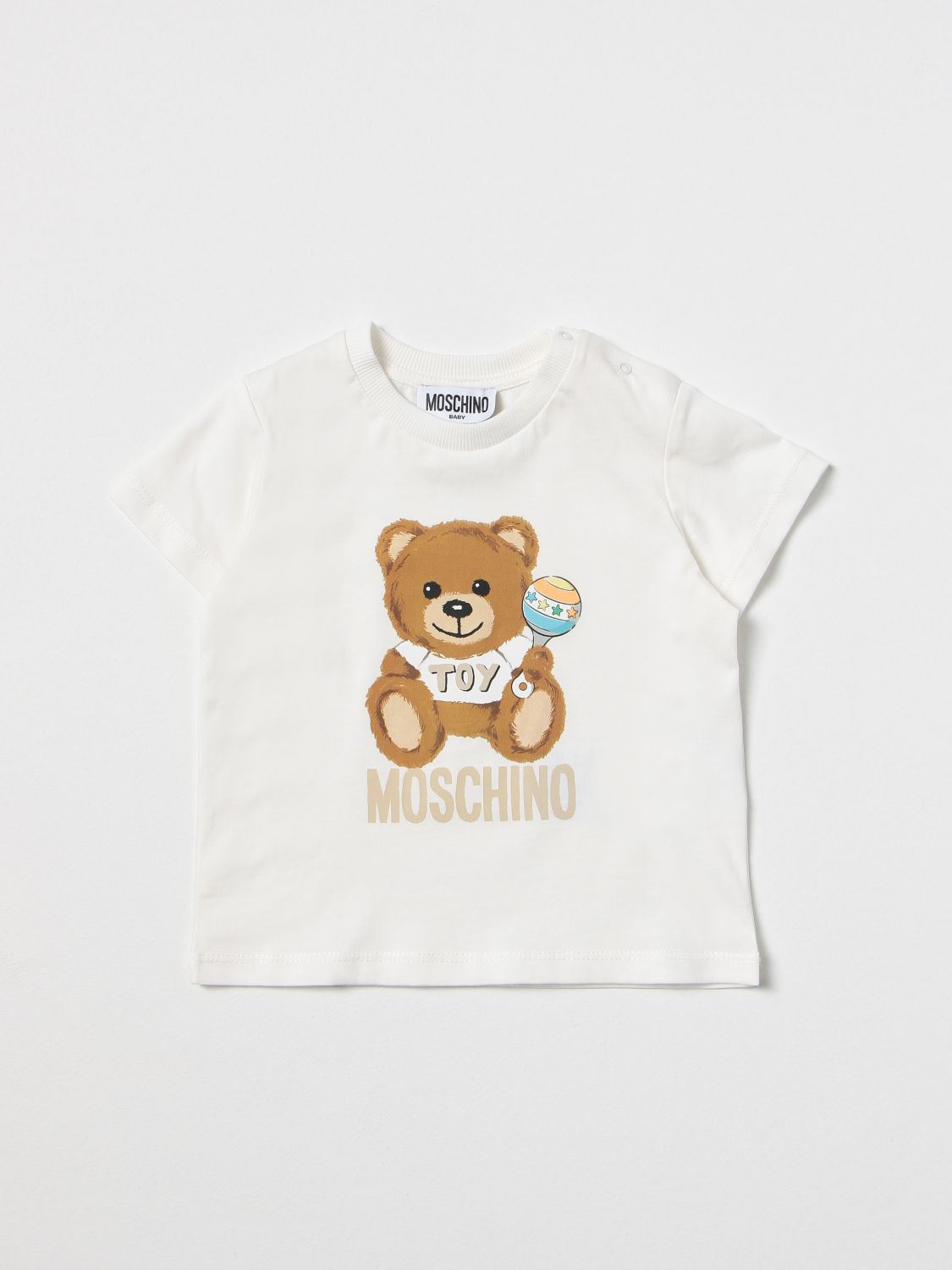 T-shirt Moschino Baby: Moschino Baby t-shirt for baby white 1