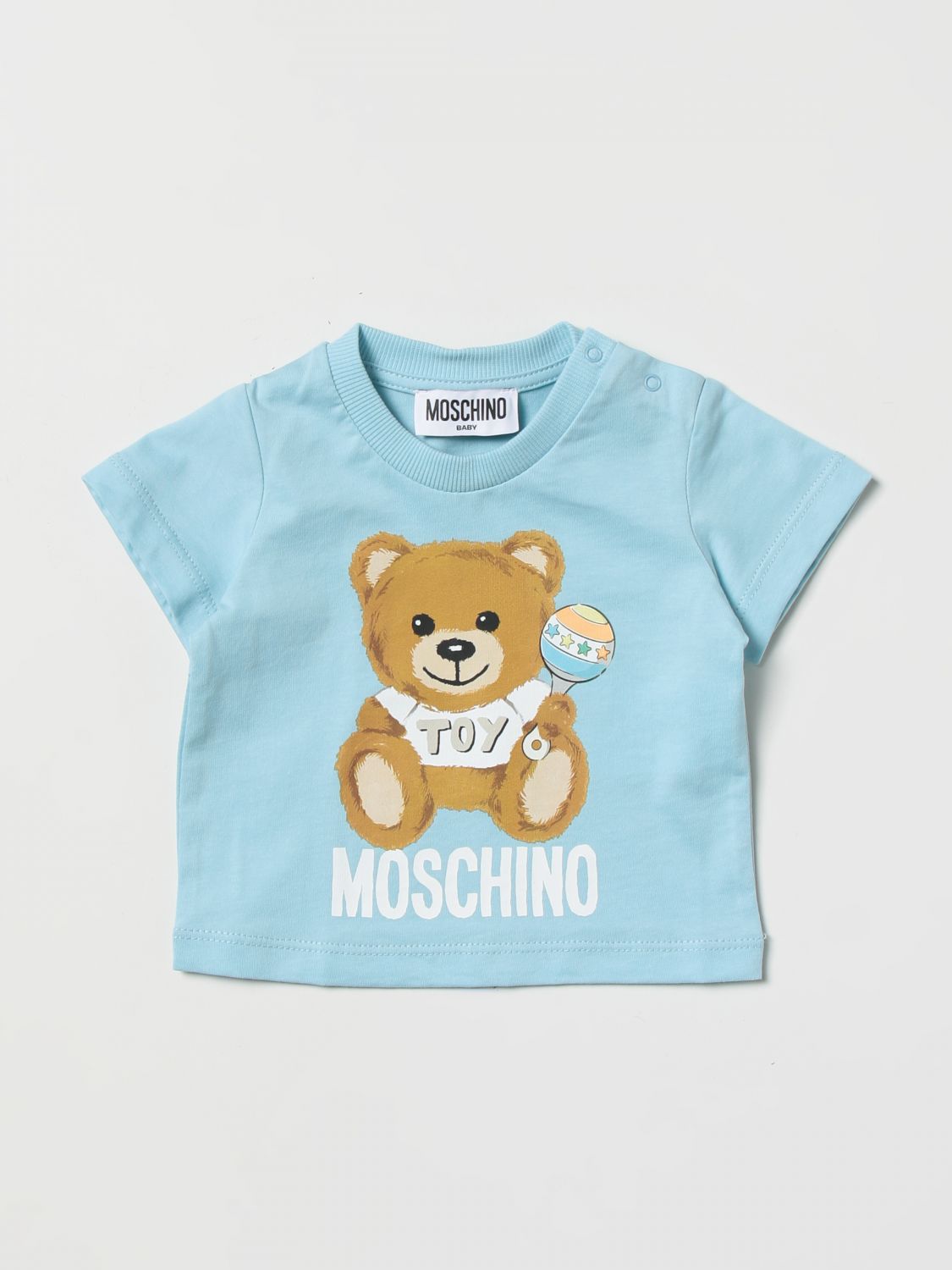 Moschino Baby T-shirt  Kinder Farbe Hellblau In Sky Blue