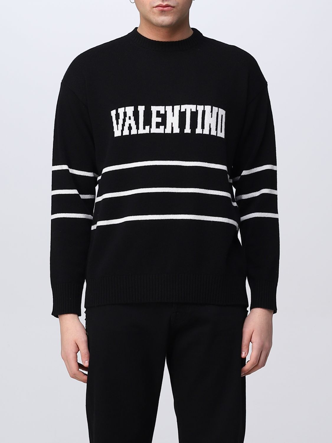 Jersey Valentino: Jersey Valentino para hombre negro 1