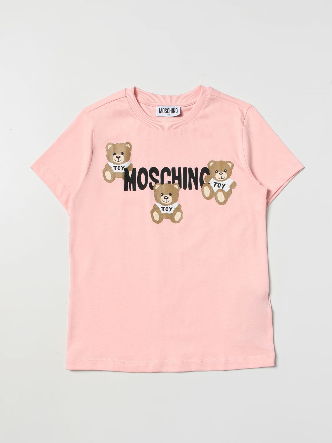 MOSCHINO KID: t-shirt for boys - Pink | Moschino Kid t-shirt ...