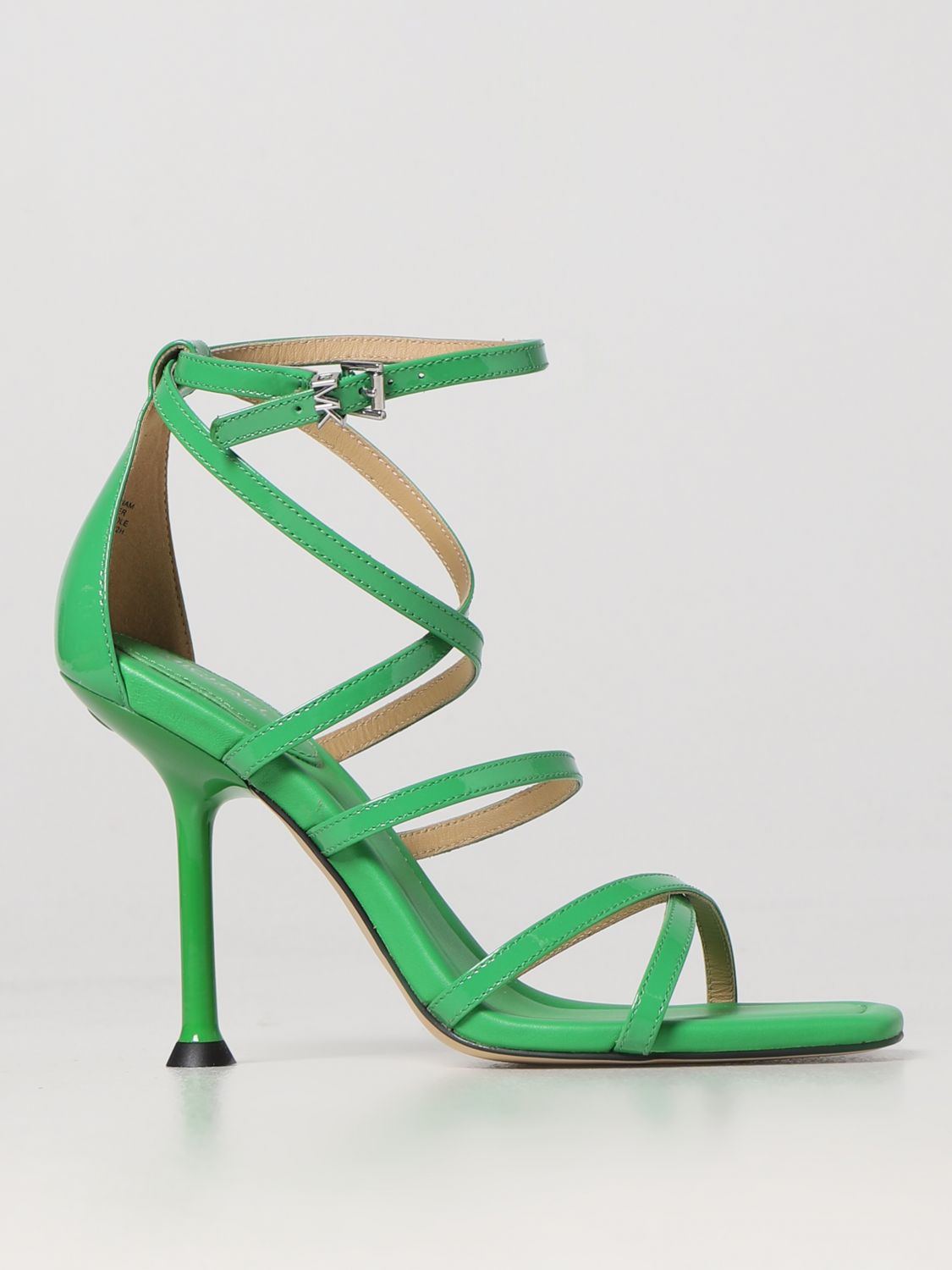 MICHAEL KORS: heeled sandals for woman - Green | Michael Kors heeled  sandals 40R3IMHS2A online on 