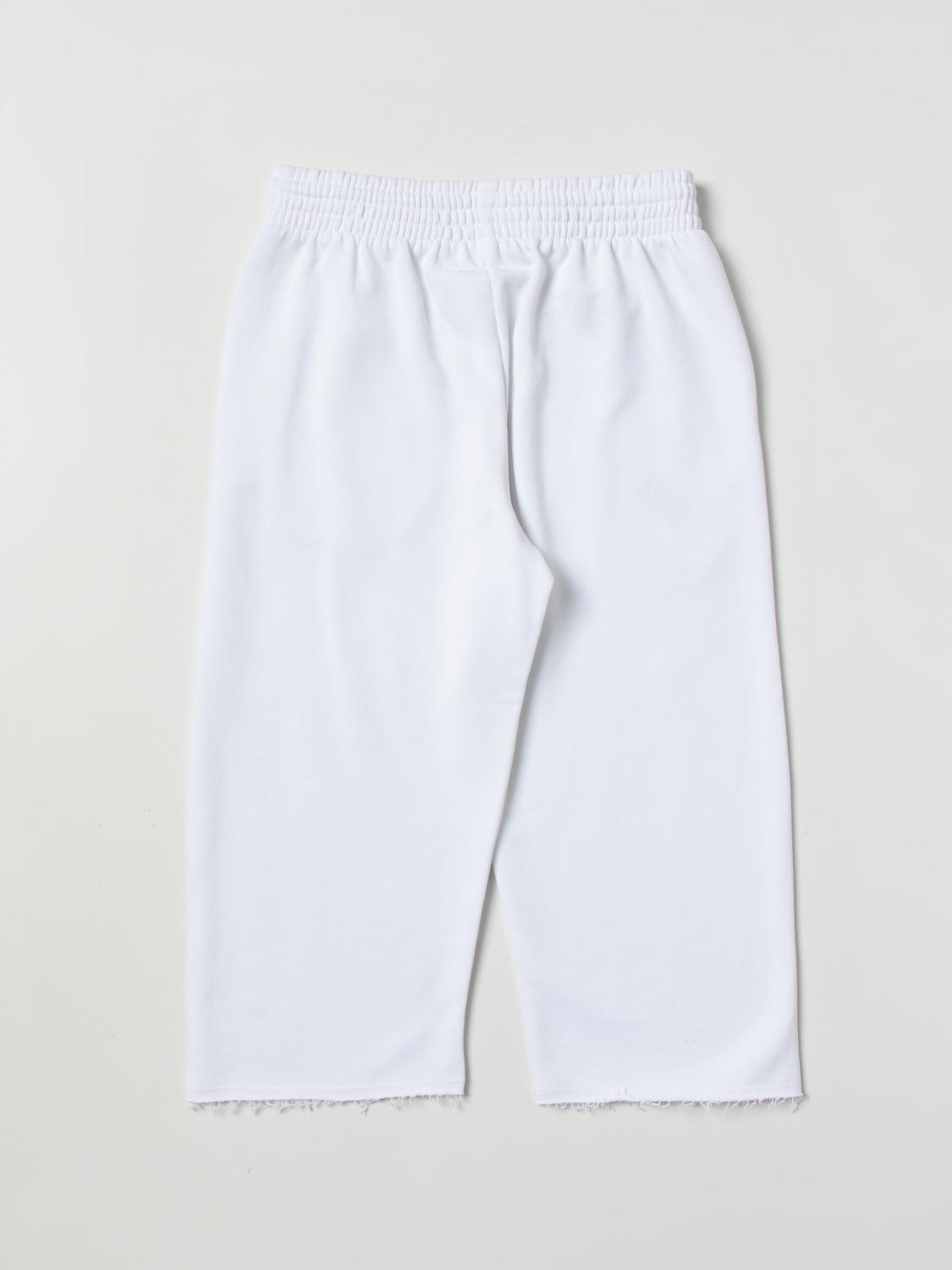 MM6 MAISON MARGIELA pants for boys White Mm6 Maison Margiela pants