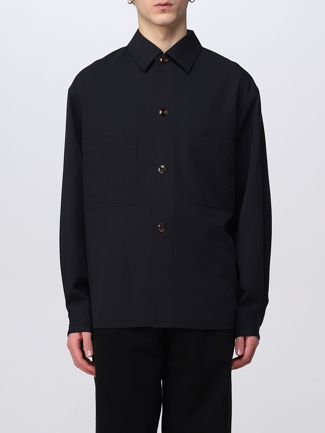 LEMAIRE: shirt for man - Black | Lemaire shirt SH1022LF1042 online on ...