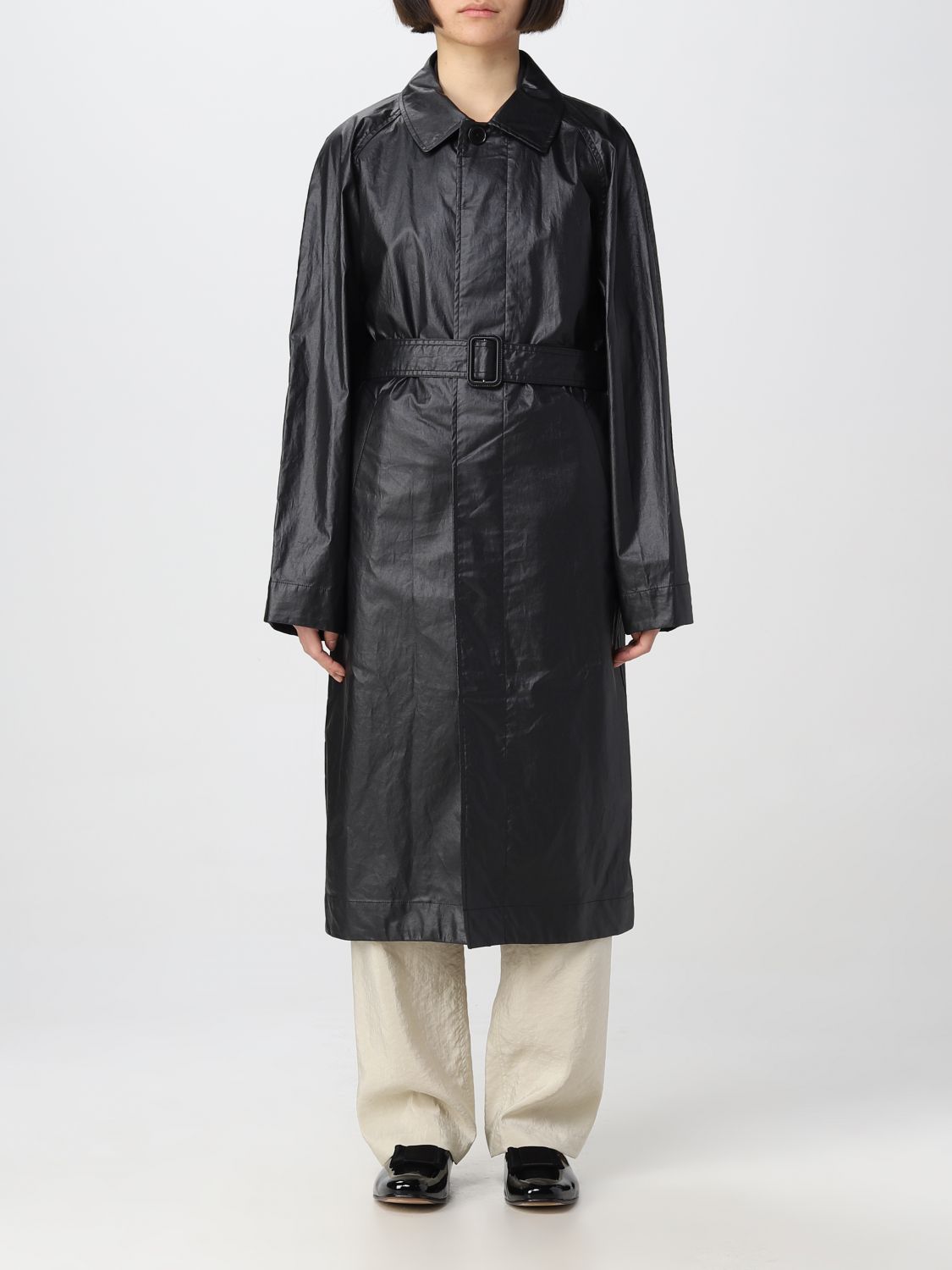 LEMAIRE: trench coat for woman - Black | Lemaire trench coat ...