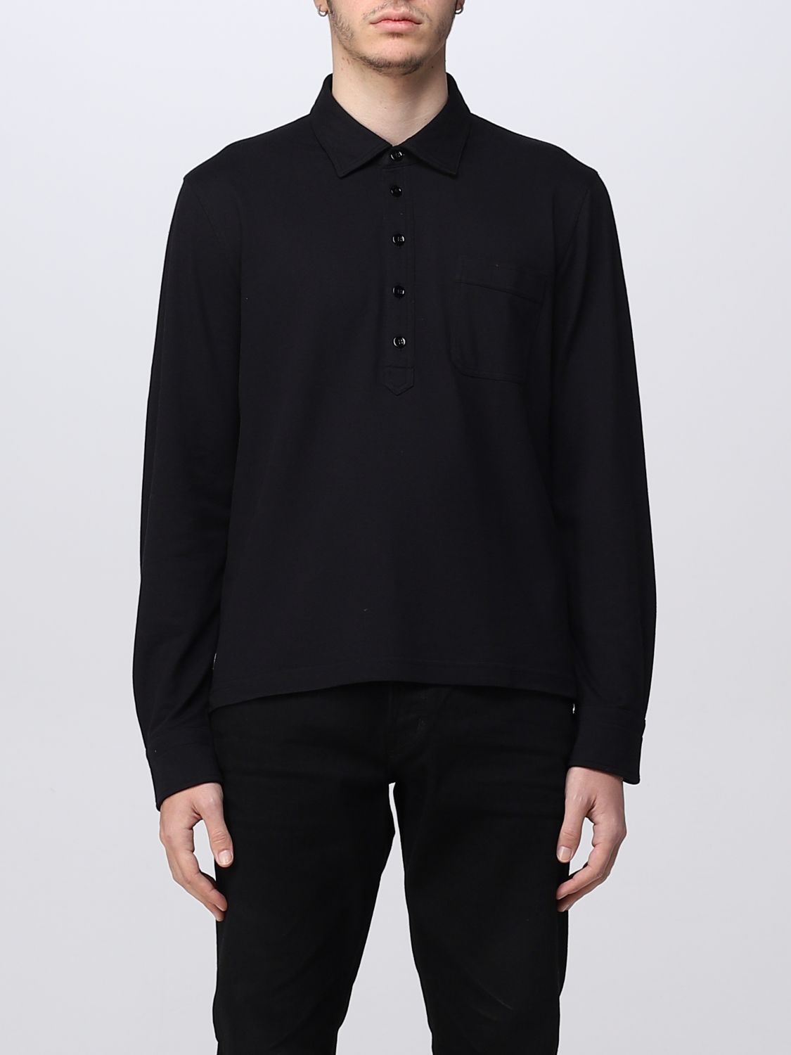 TOM FORD: polo shirt for man - Black | Tom Ford polo shirt ...