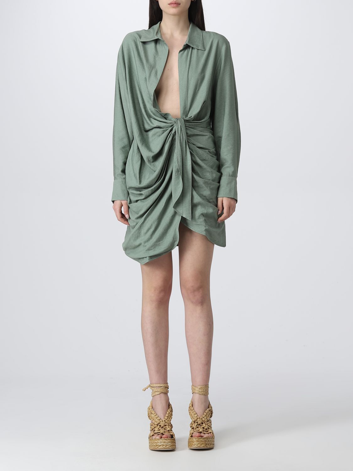 JACQUEMUS 连衣裙 JACQUEMUS 女士 颜色 绿色,D89962012