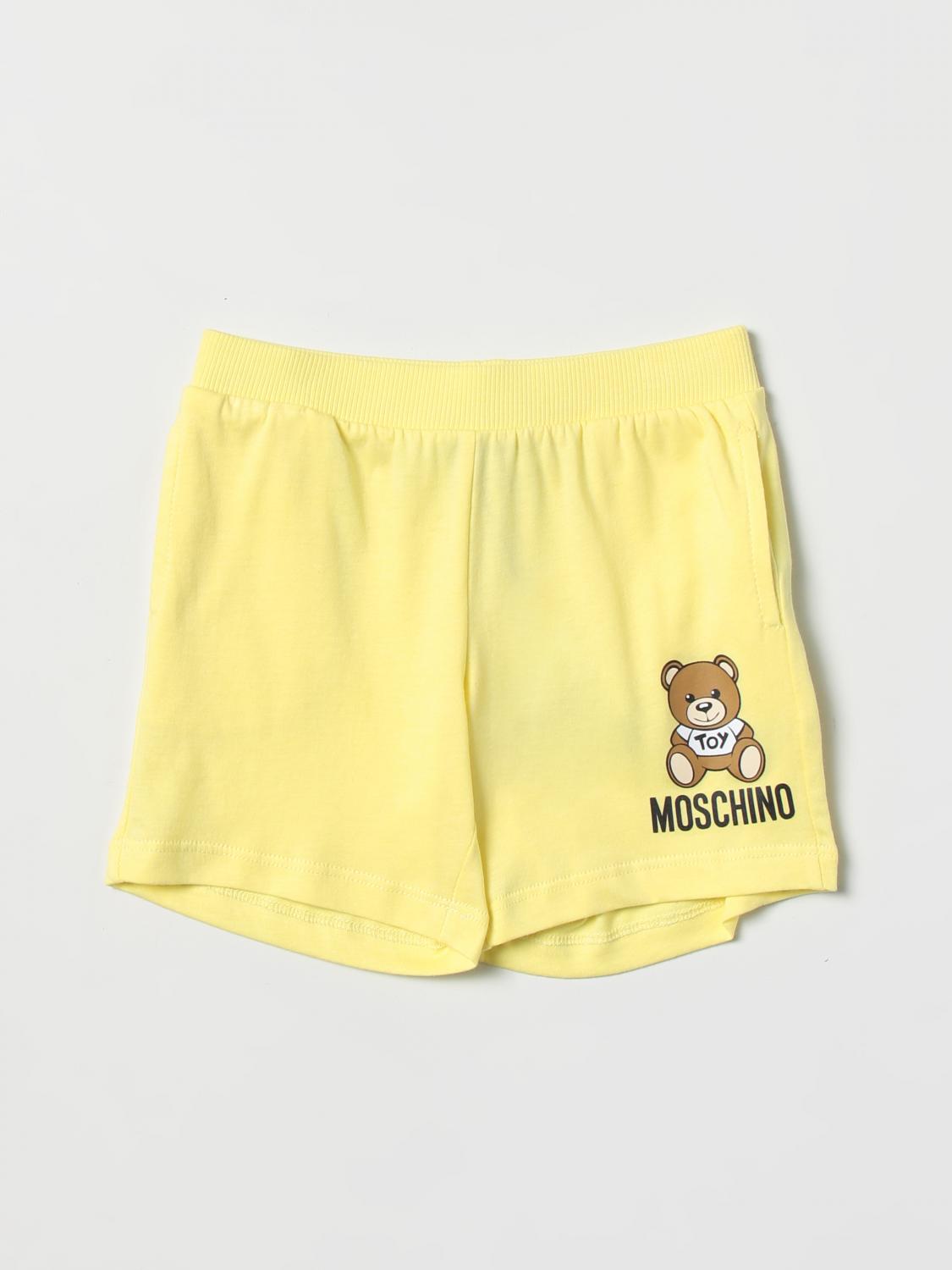 MOSCHINO BABY pants for baby Yellow Moschino Baby pants