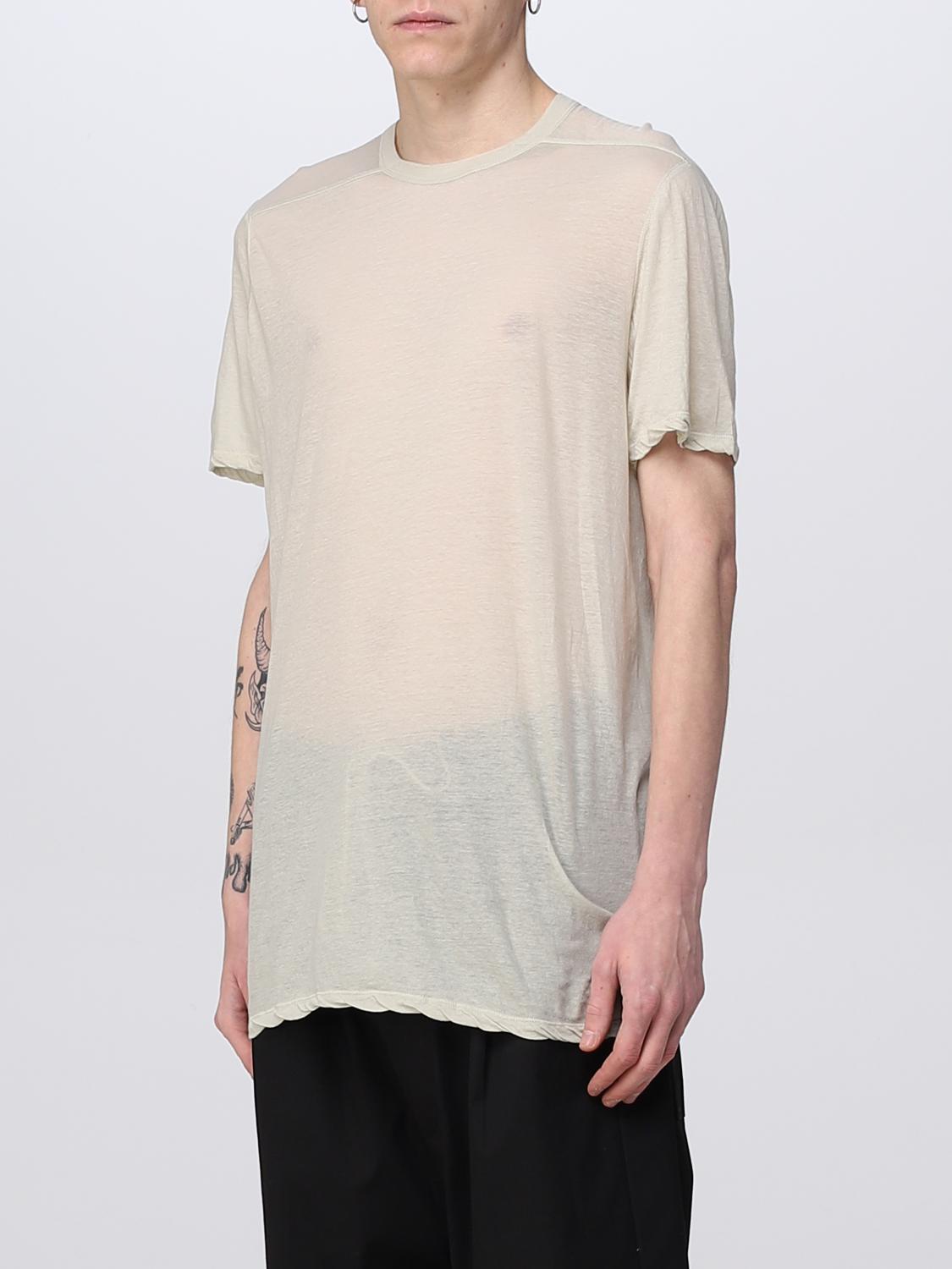 T-Shirt Rick Owens: Rick Owens Herren T-Shirt beige 4