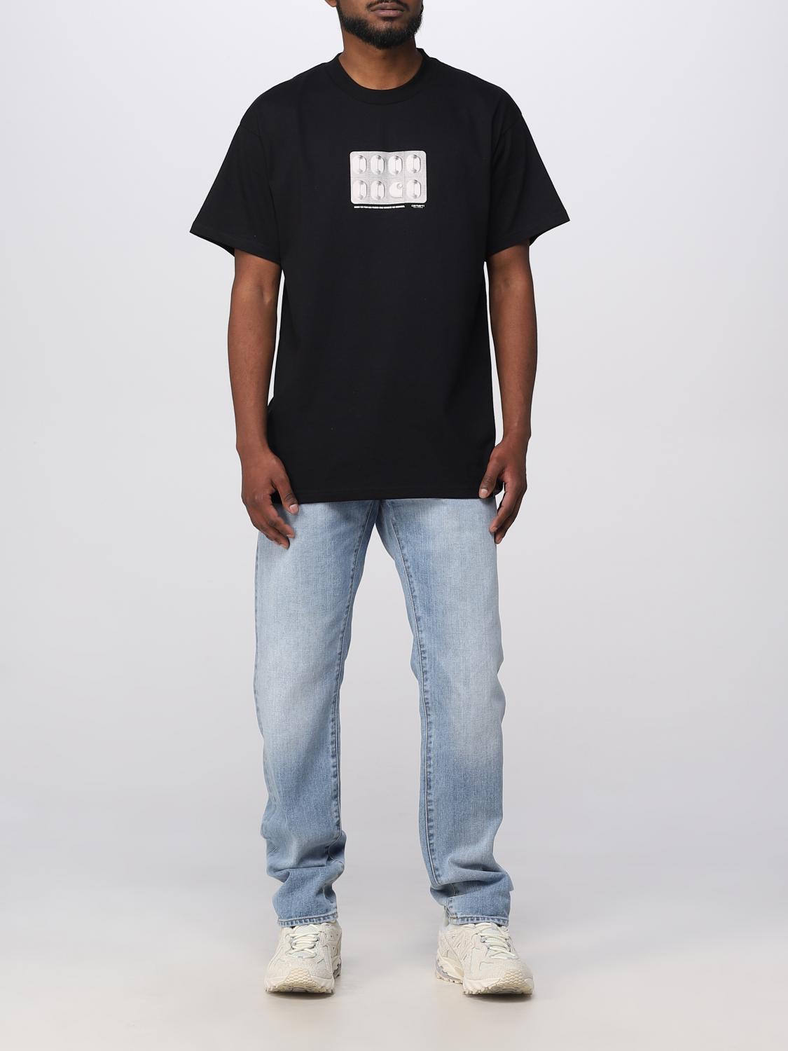 CARHARTT WIP: t-shirt for man - Black | Carhartt Wip t-shirt I031424 ...