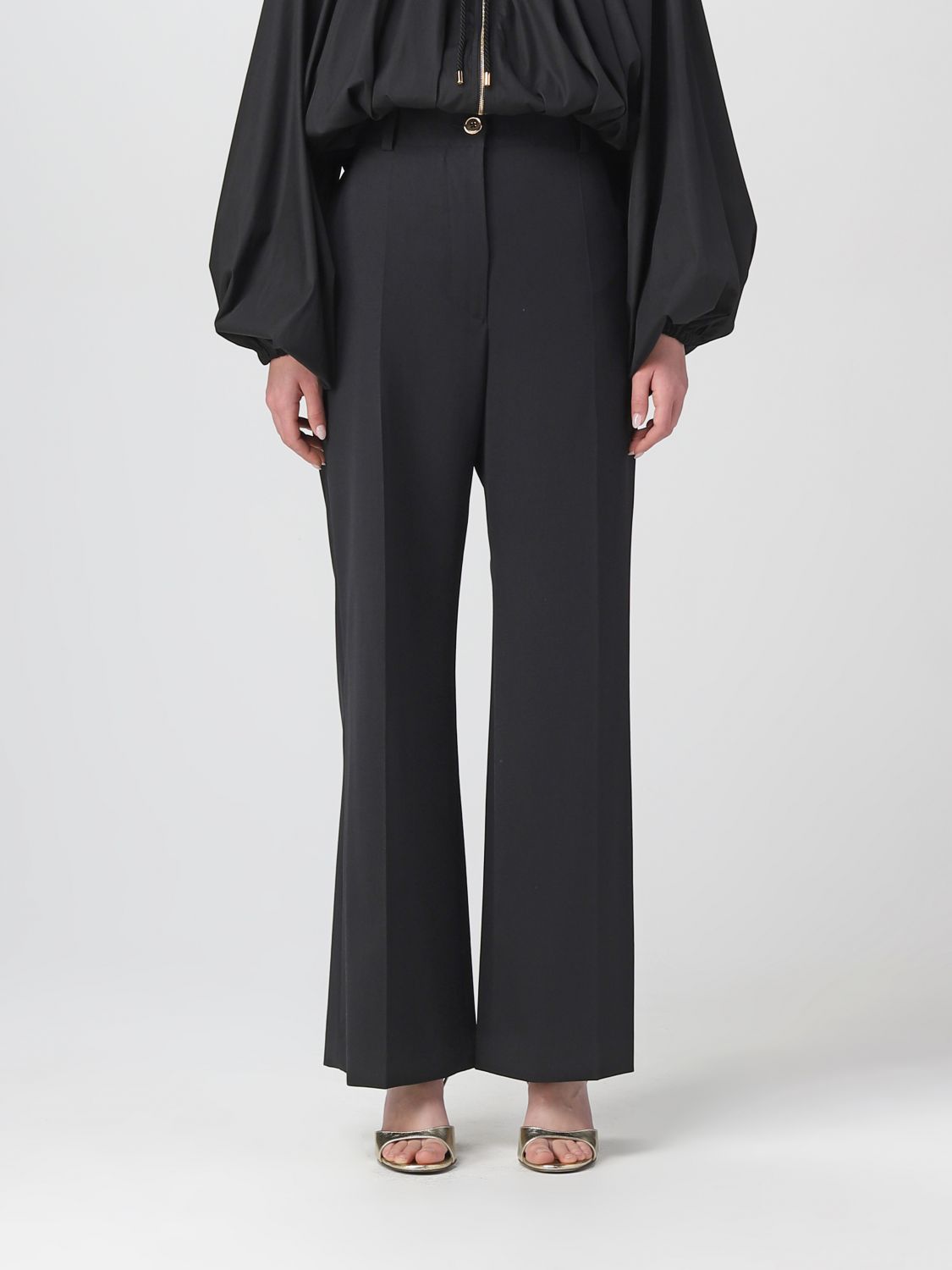 PATOU: pants for woman - Black | Patou pants TR0020103 online on GIGLIO.COM