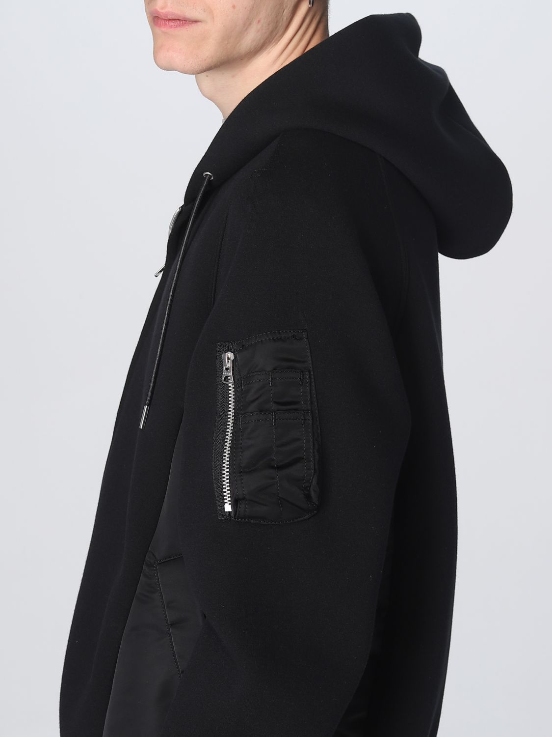 Куртка Sacai: Куртка Sacai для него черный 5