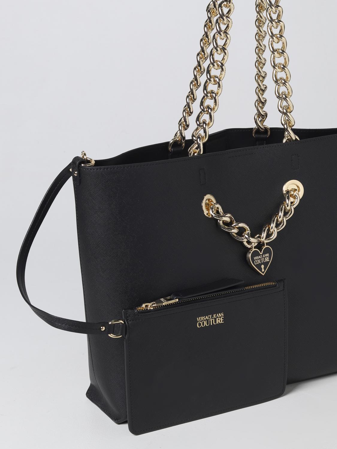 Borse tote Versace Jeans Couture: Borsa Versace Jeans Couture in pelle sintetica saffiano nero 3
