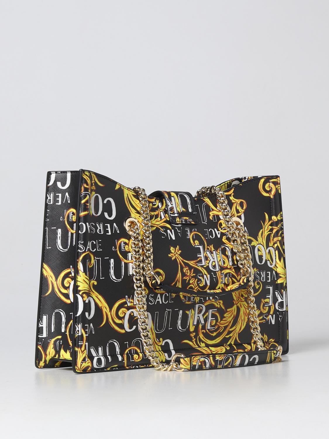 Borse tote Versace Jeans Couture: Borsa Versace Jeans Couture con stampa Baroque all over nero 2