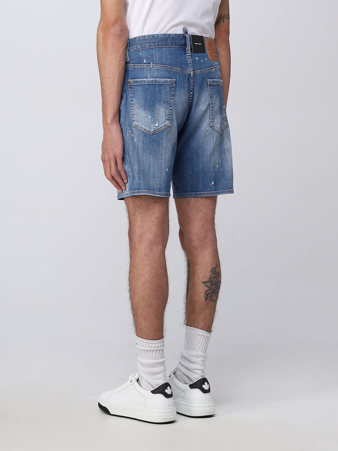 DSQUARED2: shorts in denim - Blue | Dsquared2 short