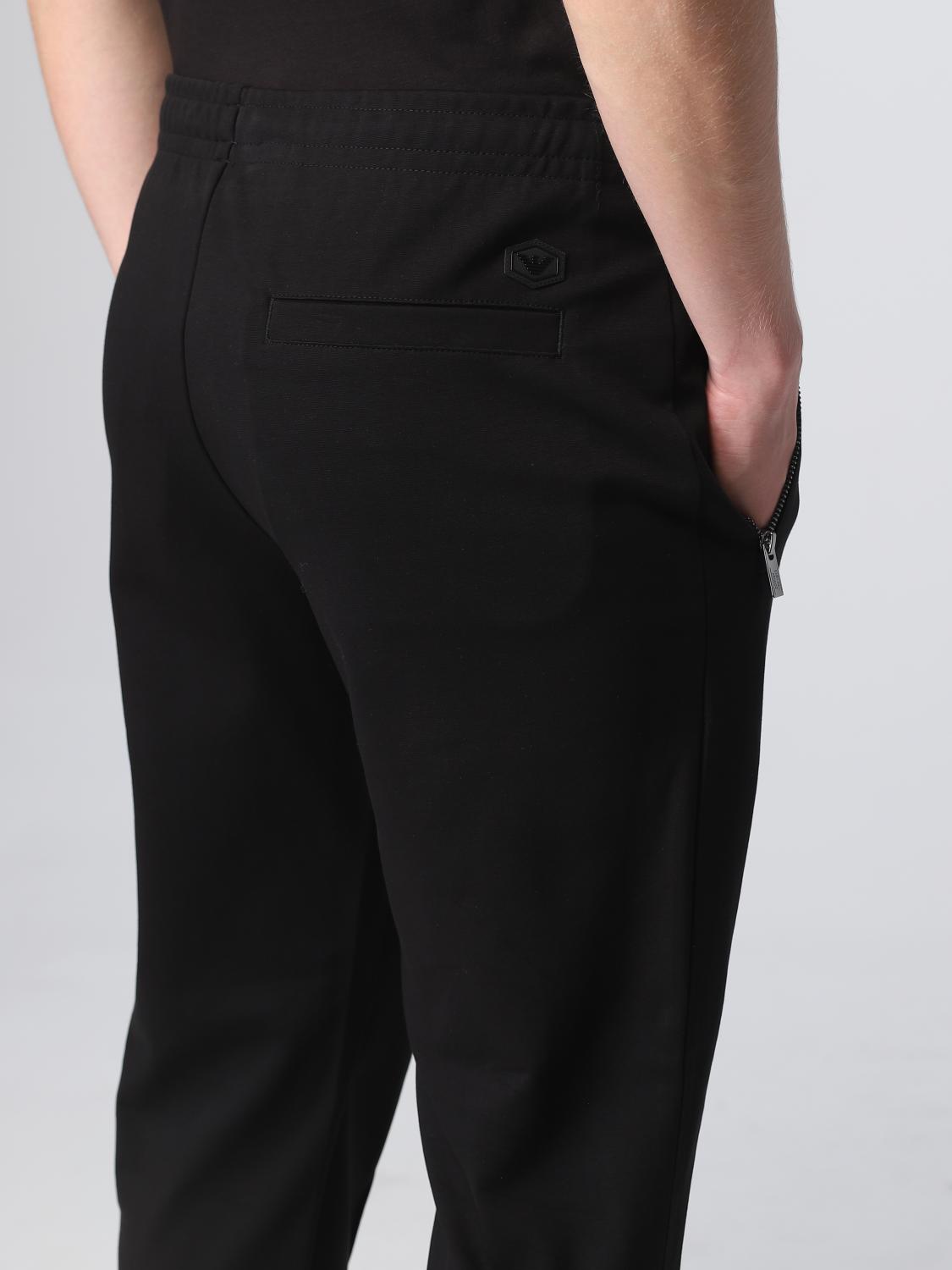 EMPORIO ARMANI pants in cotton blend Black Emporio Armani pants