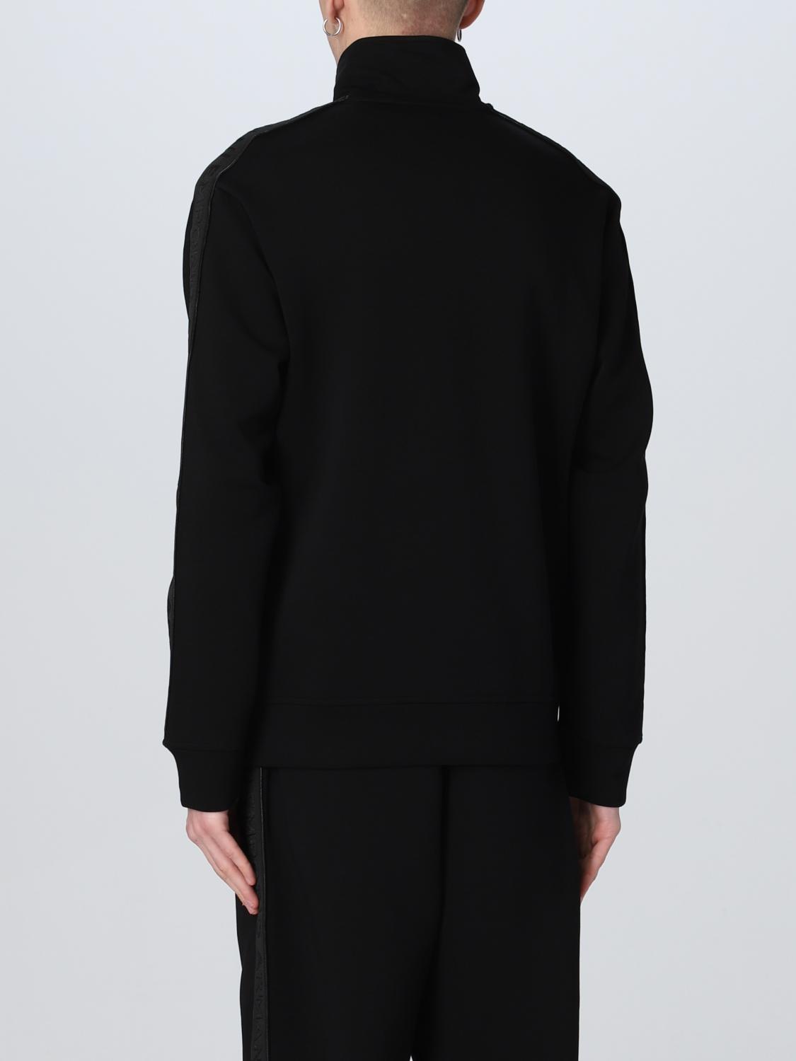 Felpa Emporio Armani: Felpa Emporio Armani in misto cotone nero 3