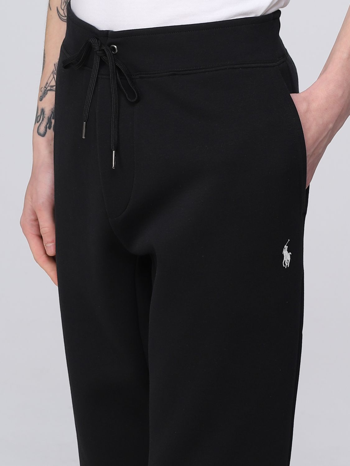 POLO RALPH LAUREN: trousers for men - Black | Polo Ralph Lauren trousers  710888283 online on 