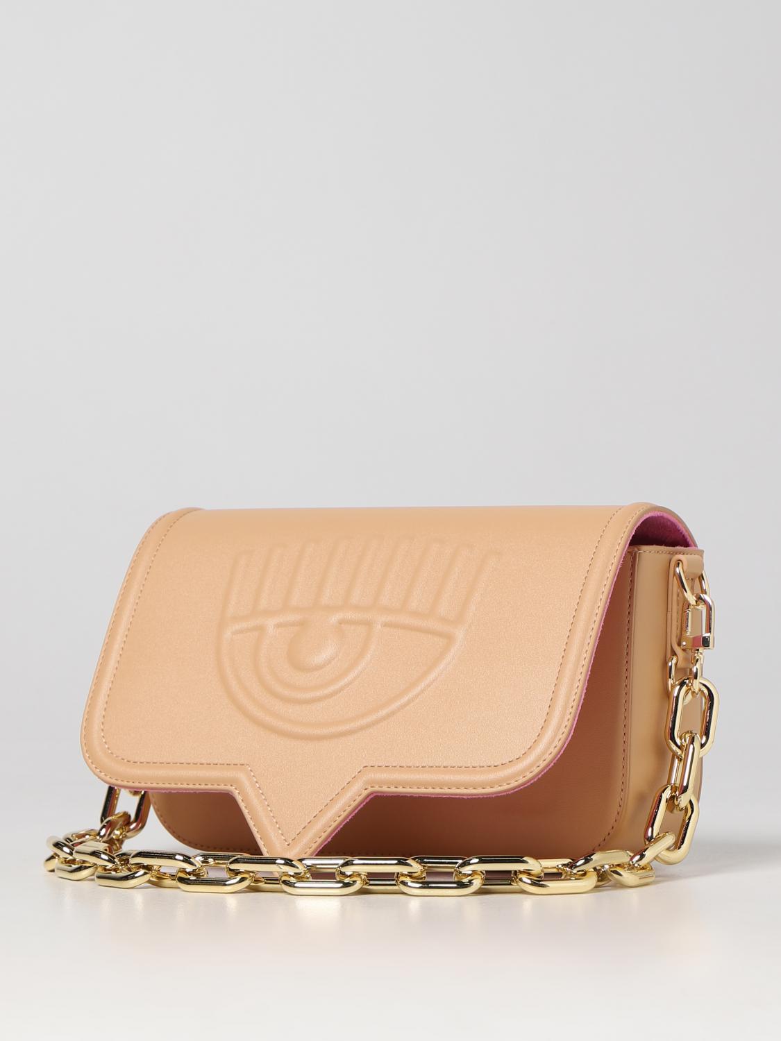Borsa a mano Chiara Ferragni: Borsa Eyelike Chiara Ferragni in similpelle marrone 3