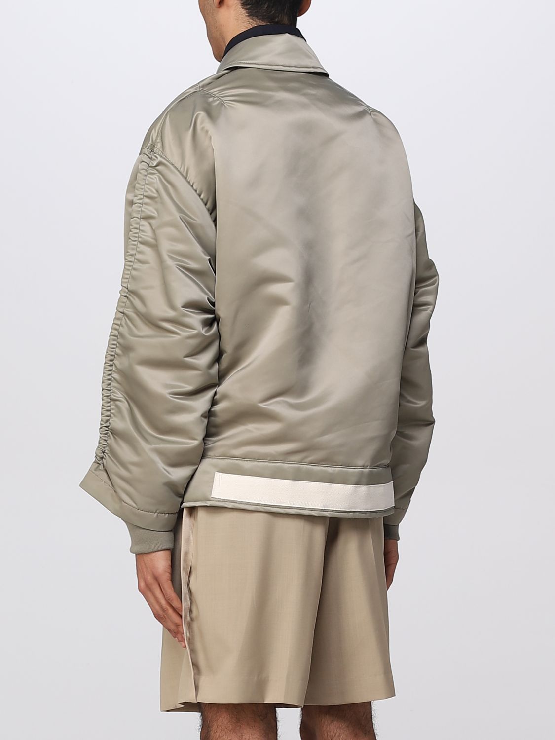 SACAI: jacket for man - Kaki | Sacai jacket 2302992M online on 