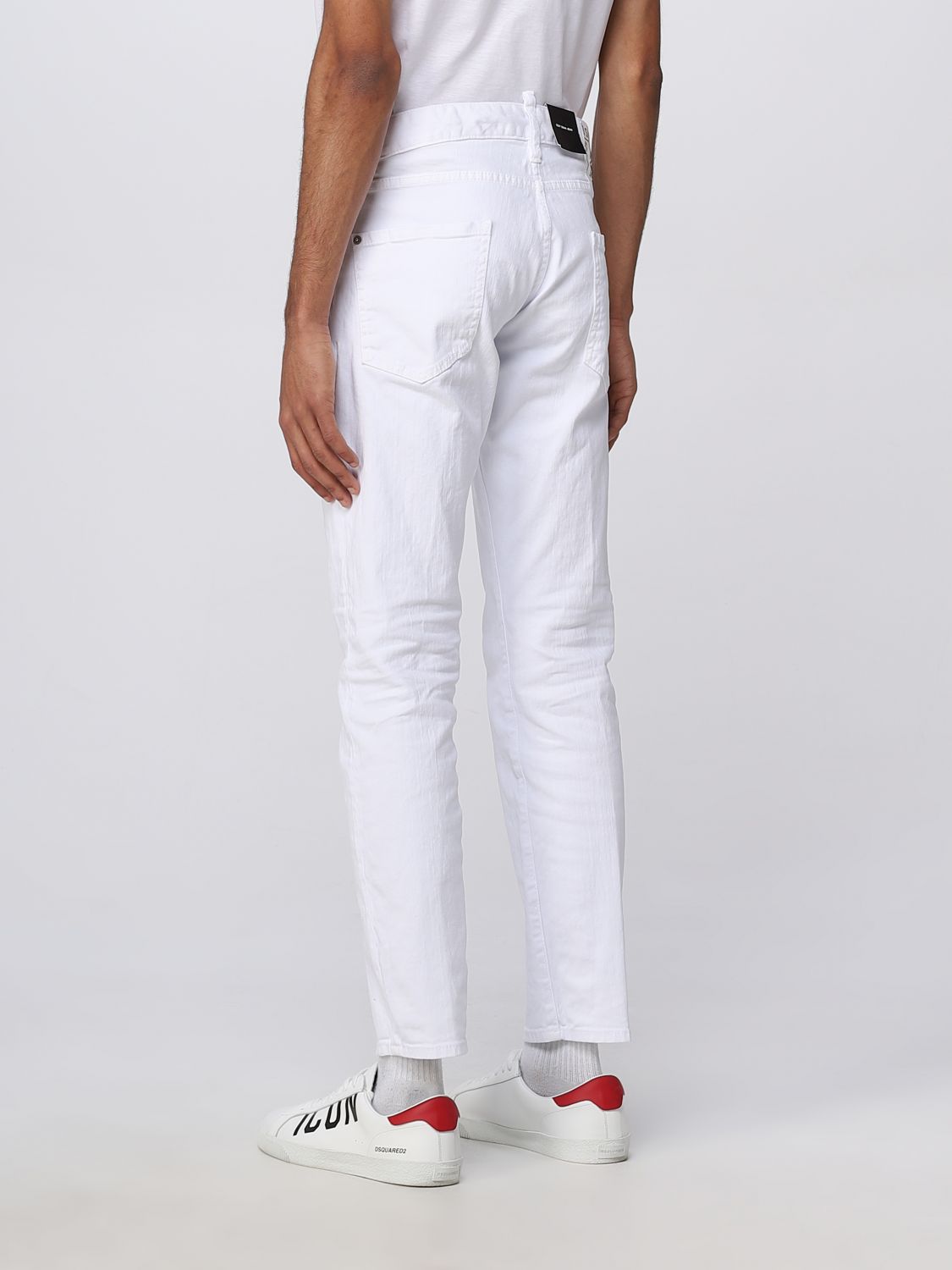 Jeans Dsquared2: Jeans Dsquared2 in denim bianco 3