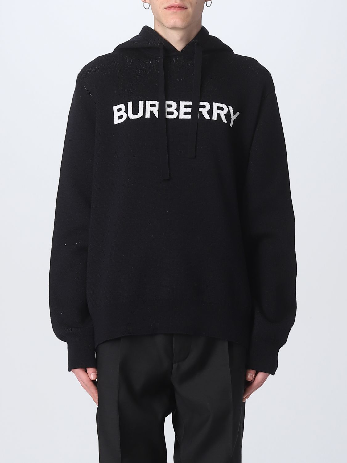 BURBERRY: sweatshirt for man - Blue | Burberry sweatshirt 8064356 ...