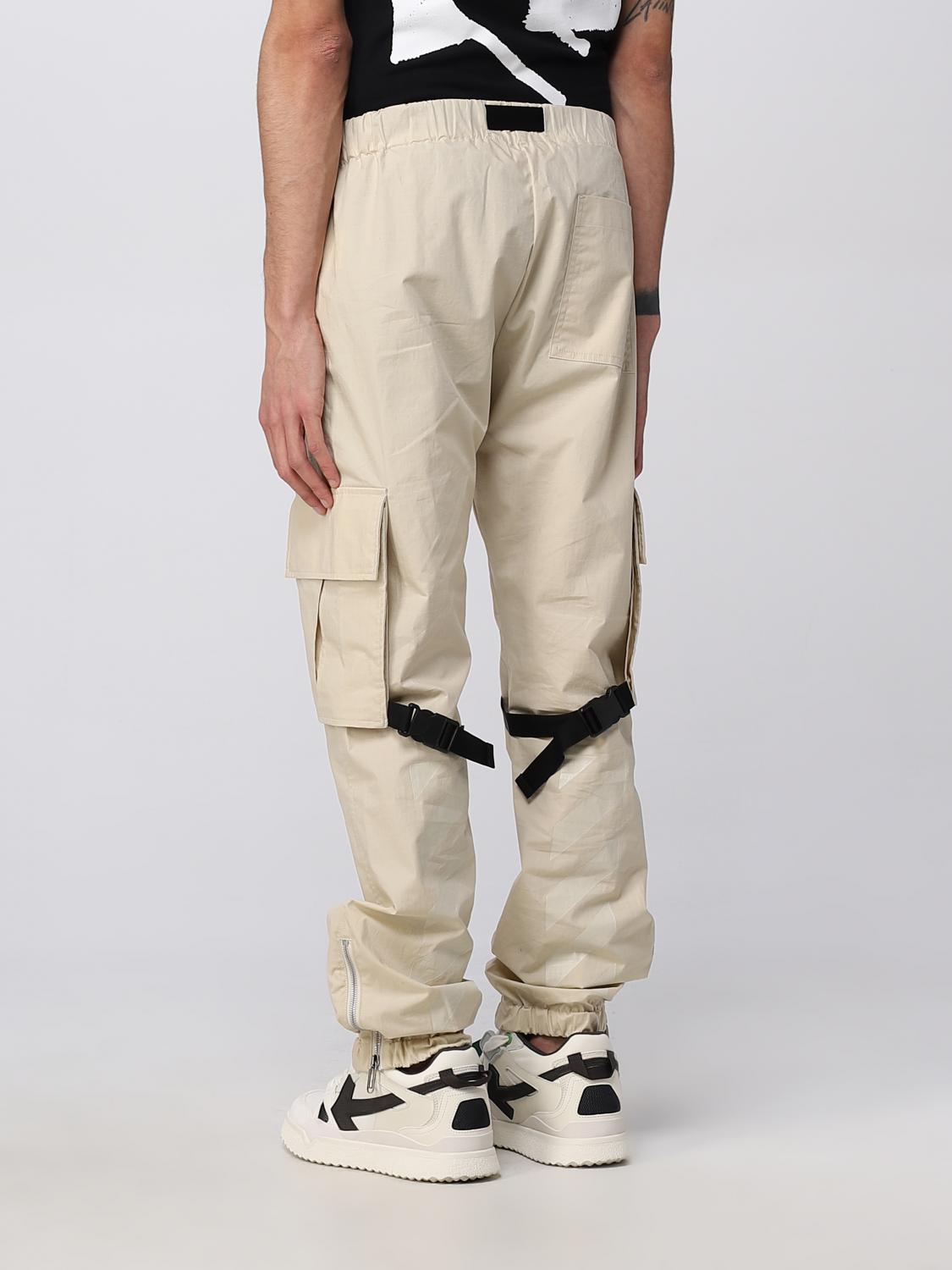 OFFWHITE pants for man Ivory OffWhite pants OMCF031S23FAB001