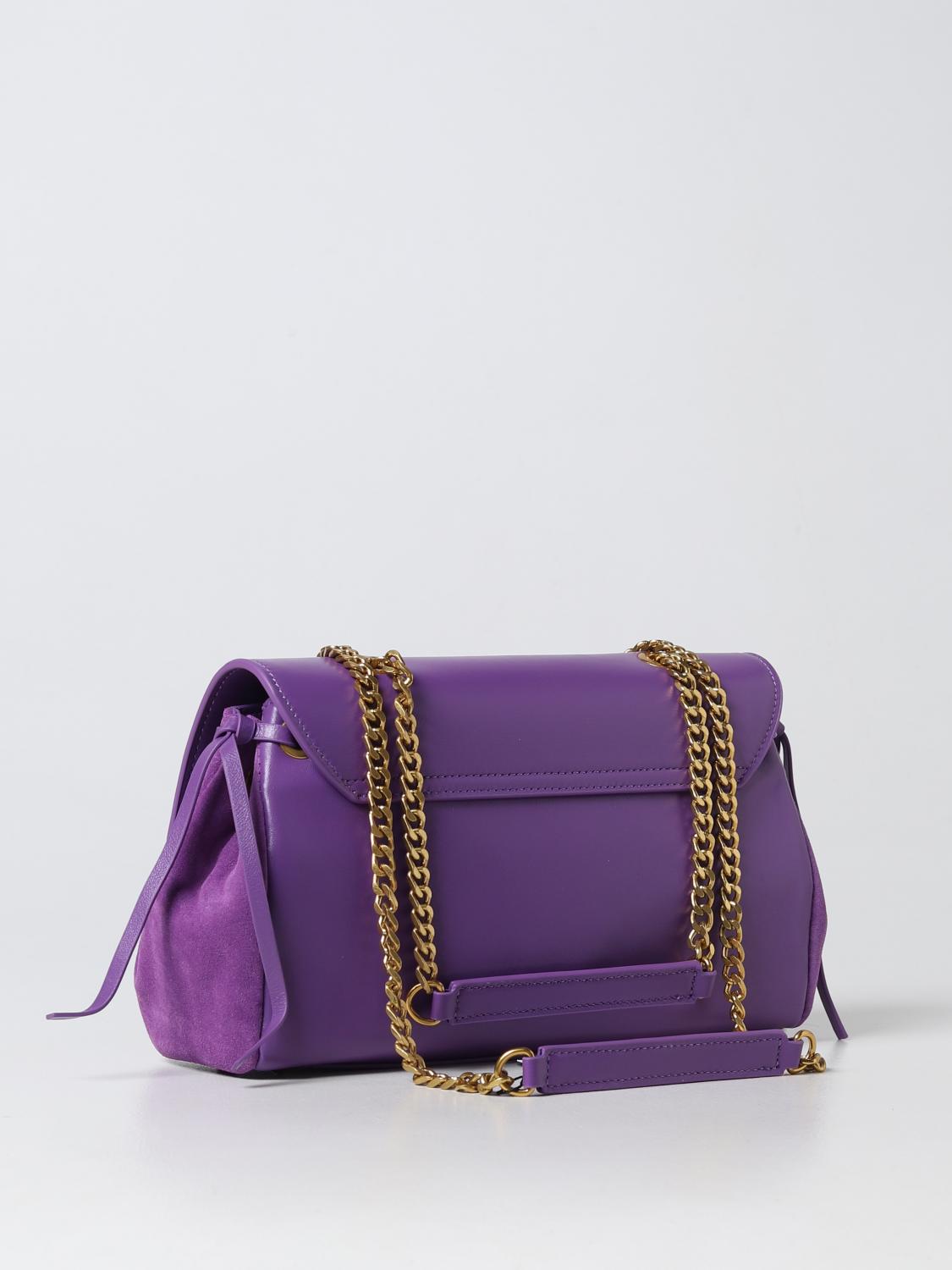 Borsa a spalla La Carrie: Borsa Transition La Carrie in pelle viola 2