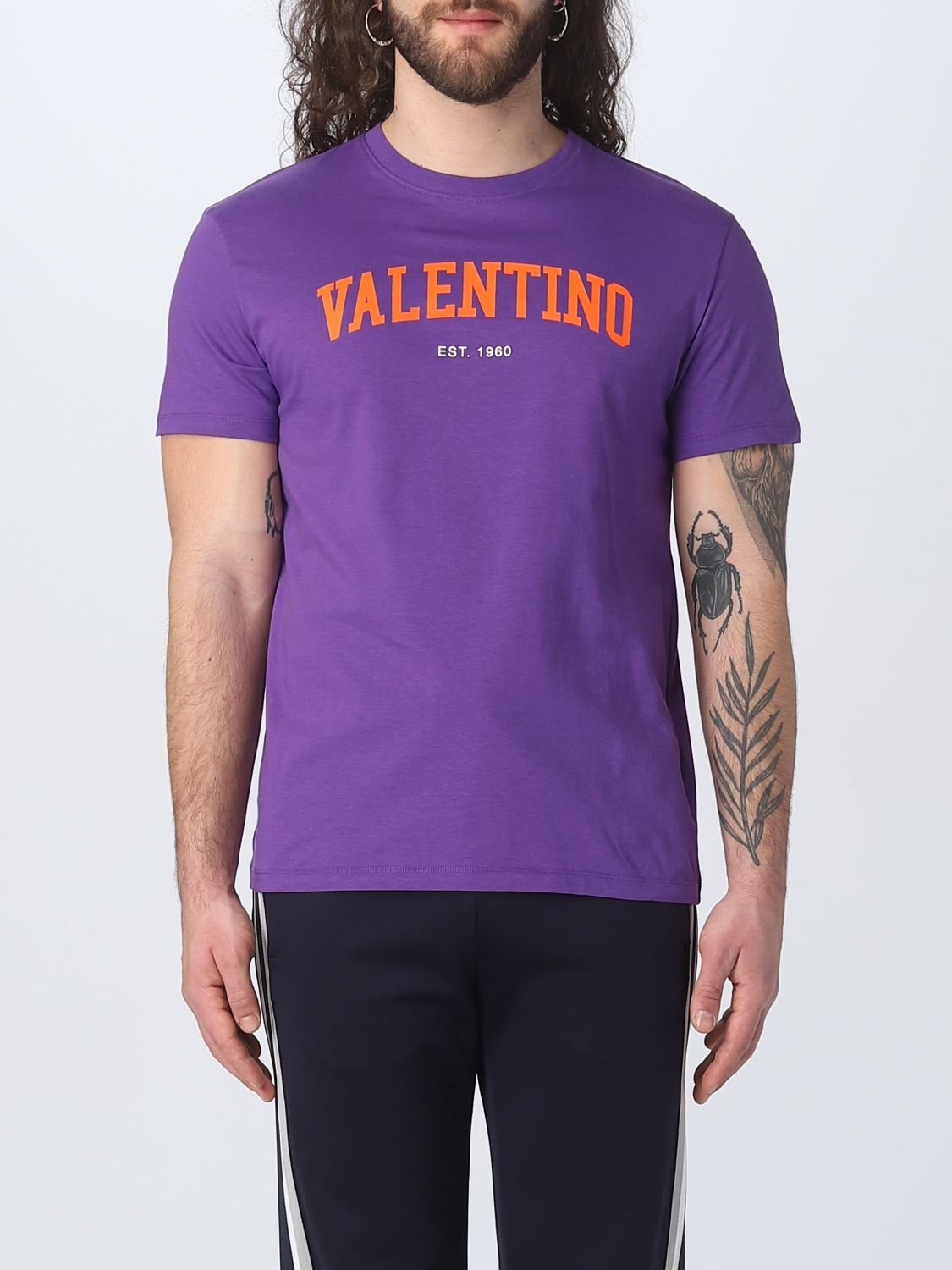 Valentino T-shirt  Men Color Violet