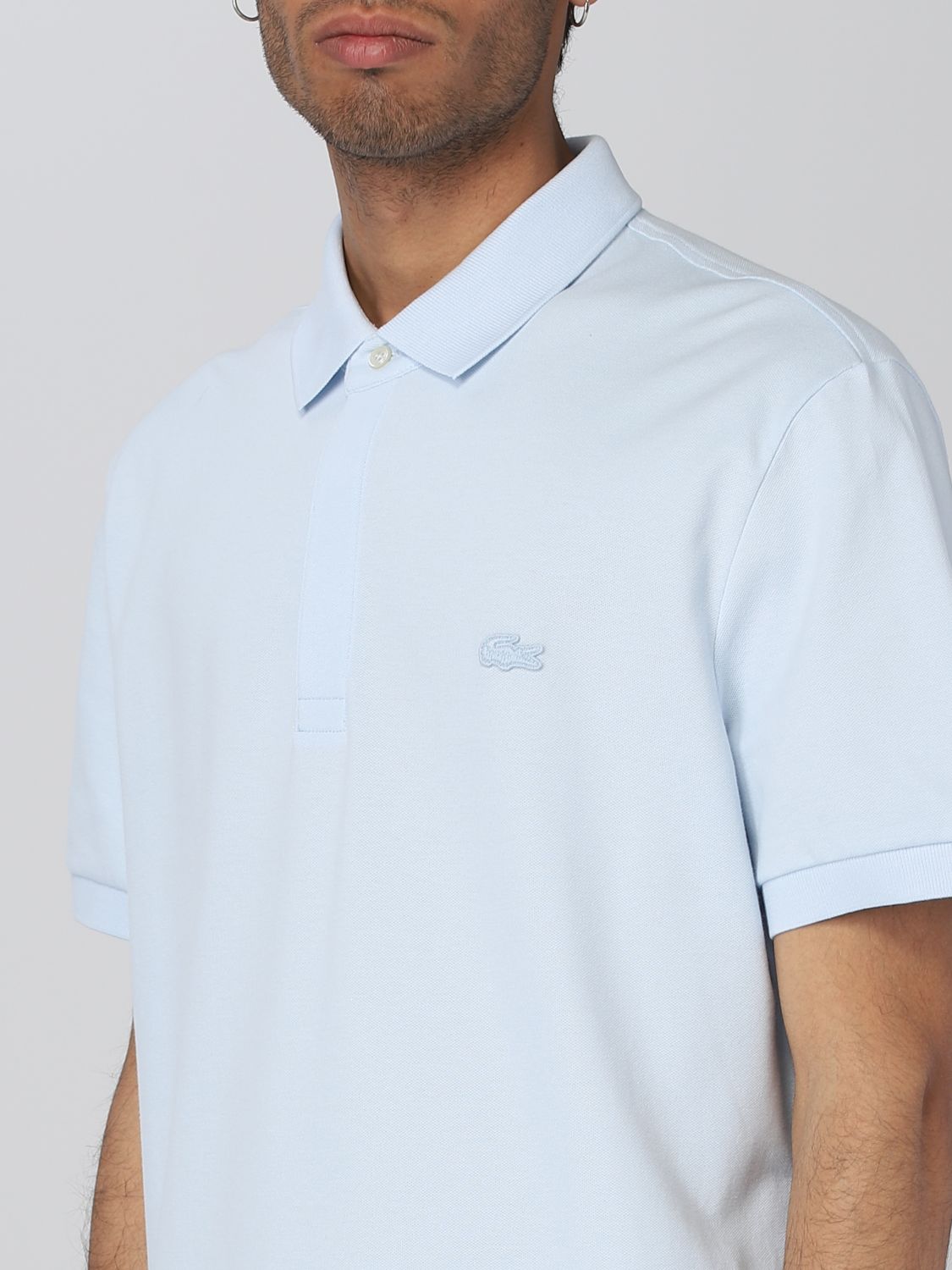 LACOSTE: polo for man - Sky | Lacoste polo shirt PH5522 online GIGLIO.COM