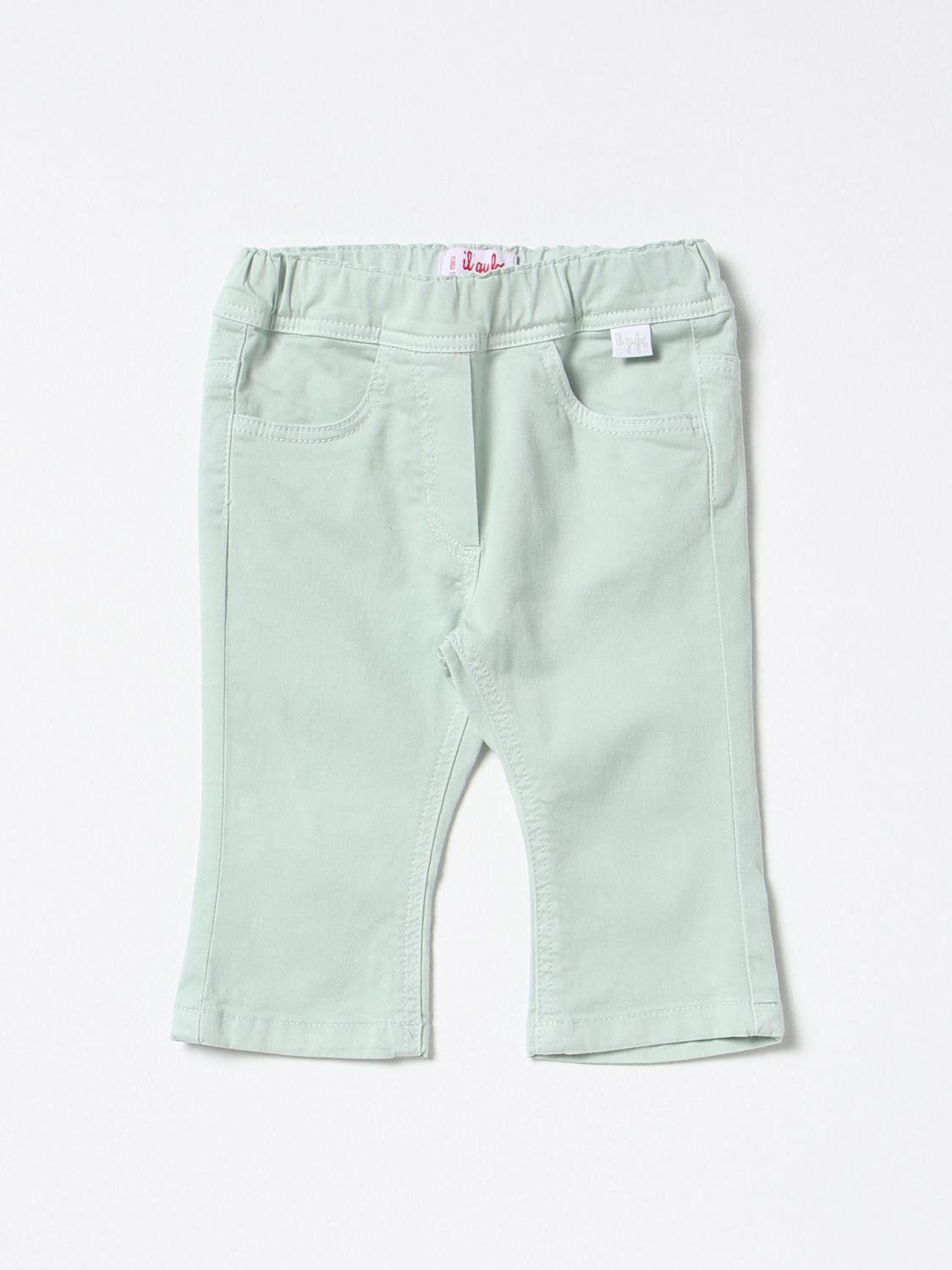 Pants Il Gufo: Il Gufo pants for baby green 1
