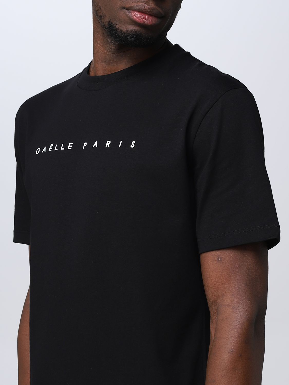 GAËLLE PARIS: t-shirt for man - Black | Gaëlle Paris t-shirt GBU01238 ...