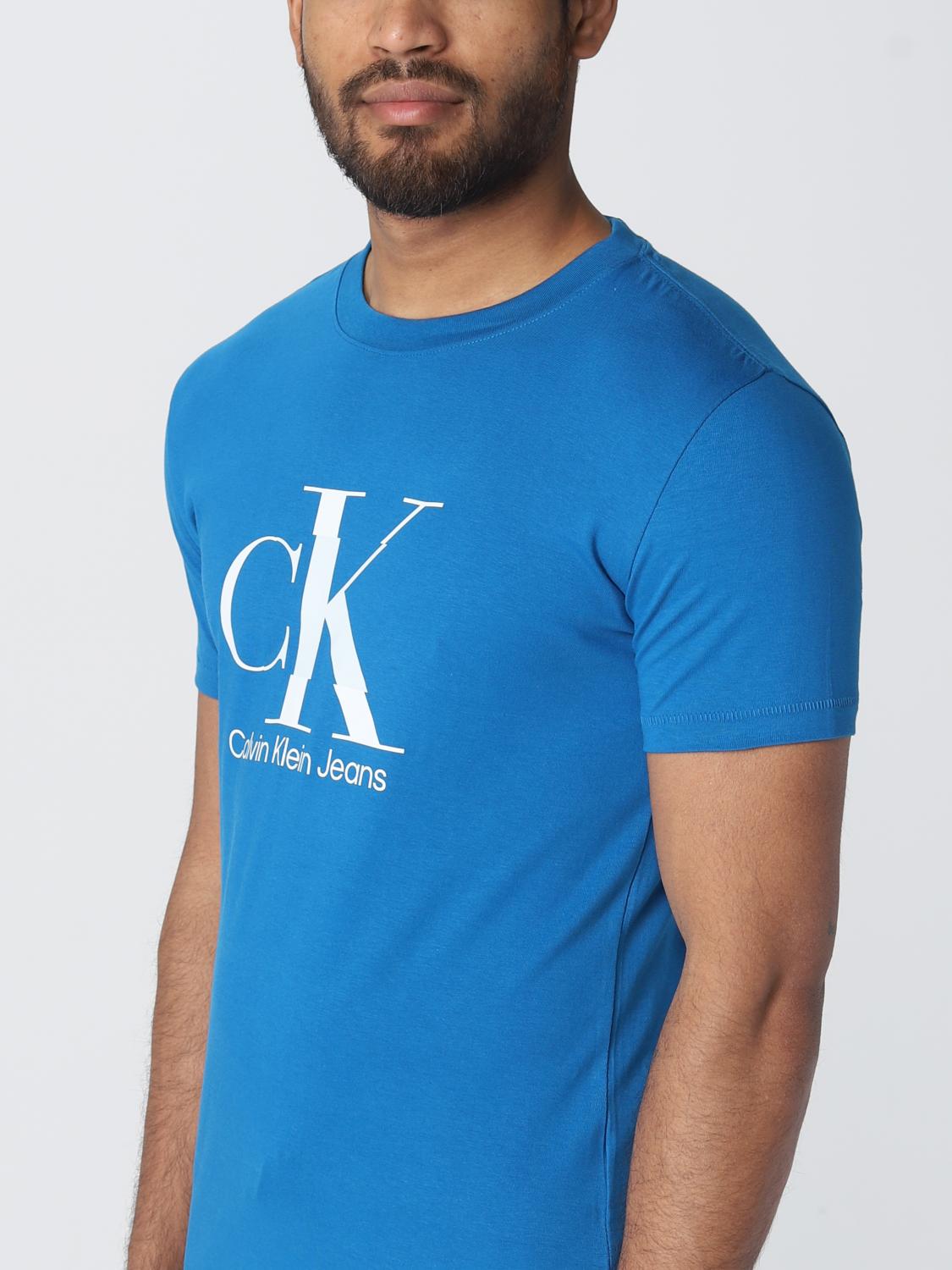 CALVIN KLEIN JEANS tshirt for men Blue Calvin Klein Jeans tshirt