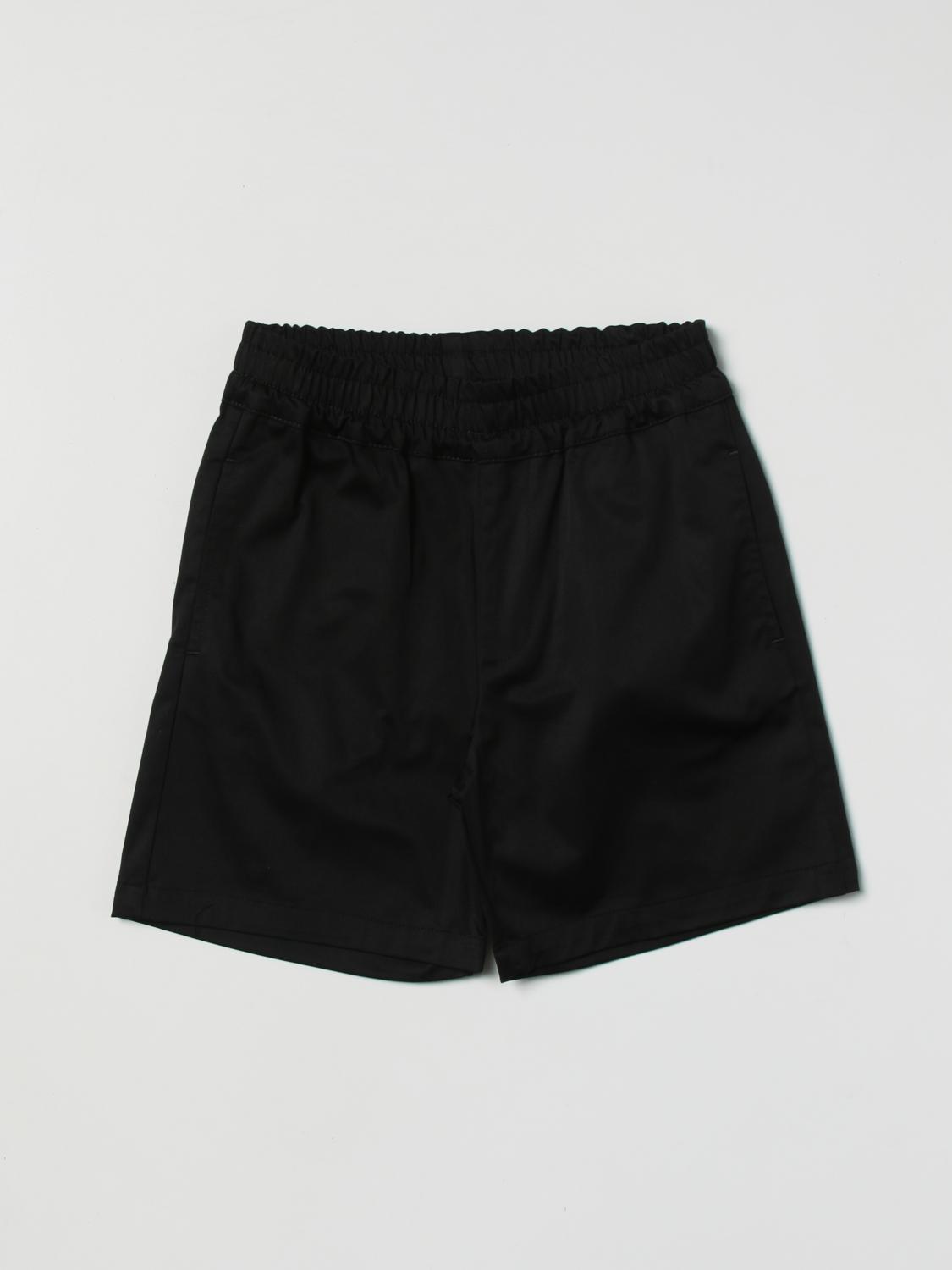 MSGM KIDS shorts for boys Black Msgm Kids shorts MS029534 online