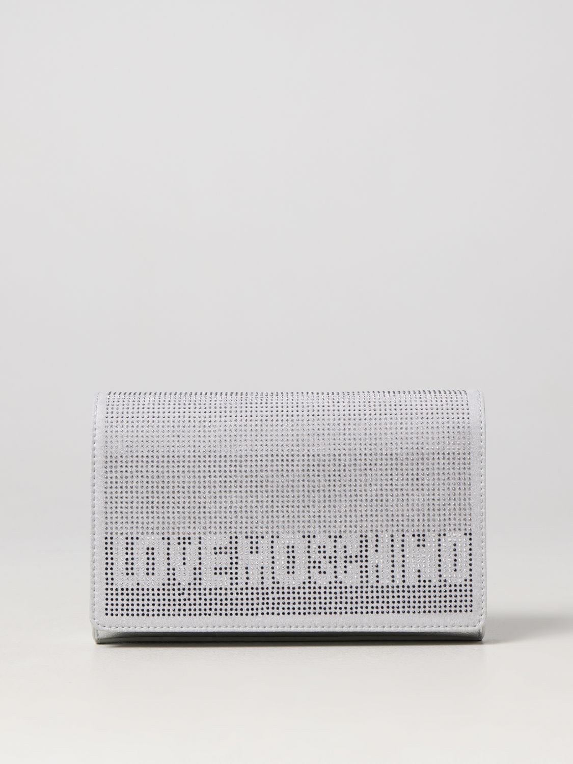 Borse a tracolla Love Moschino: Borsa Love Moschino in pelle sintetica liscia argento 1