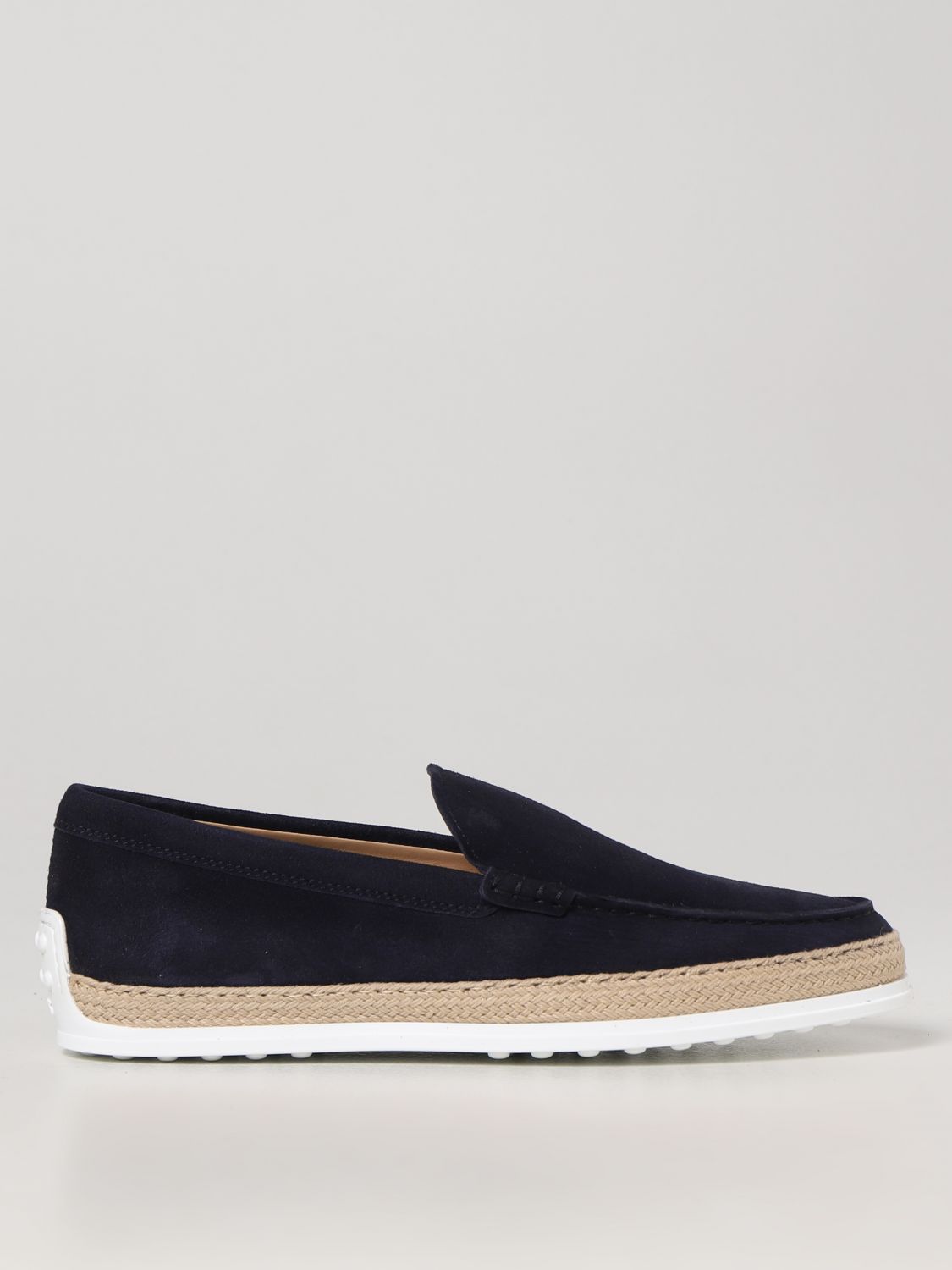 TOD'S: loafers for man - Blue | Tod's loafers XXM0TV0AJ30OA6 online on ...