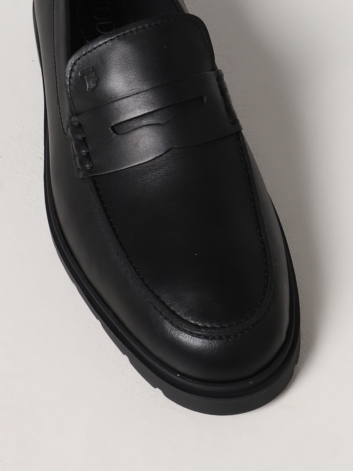 TOD'S: loafers for man - Black | Tod's loafers XXM59K00010N6M online on ...